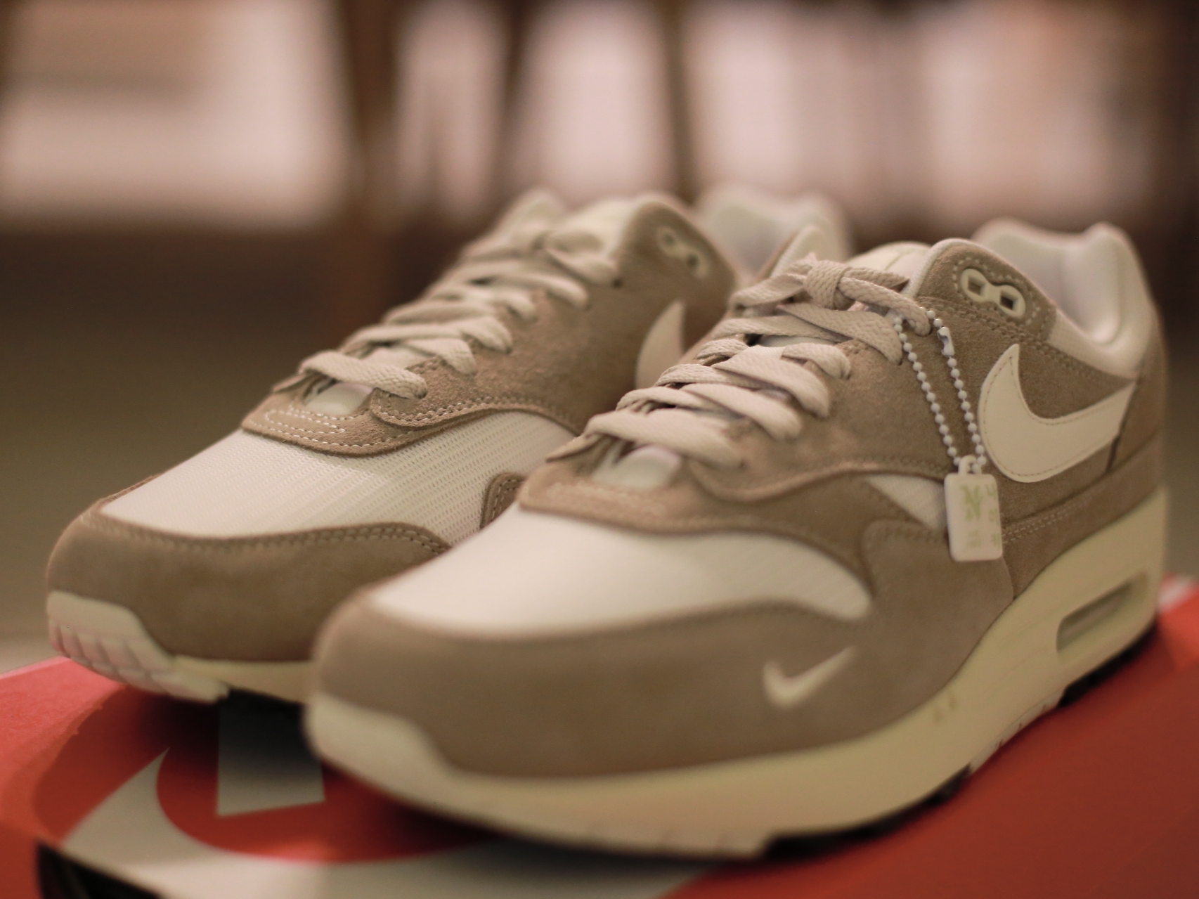 (W) Nike Air Max 1 Hangul Day Sail 착용 스타일 - 2