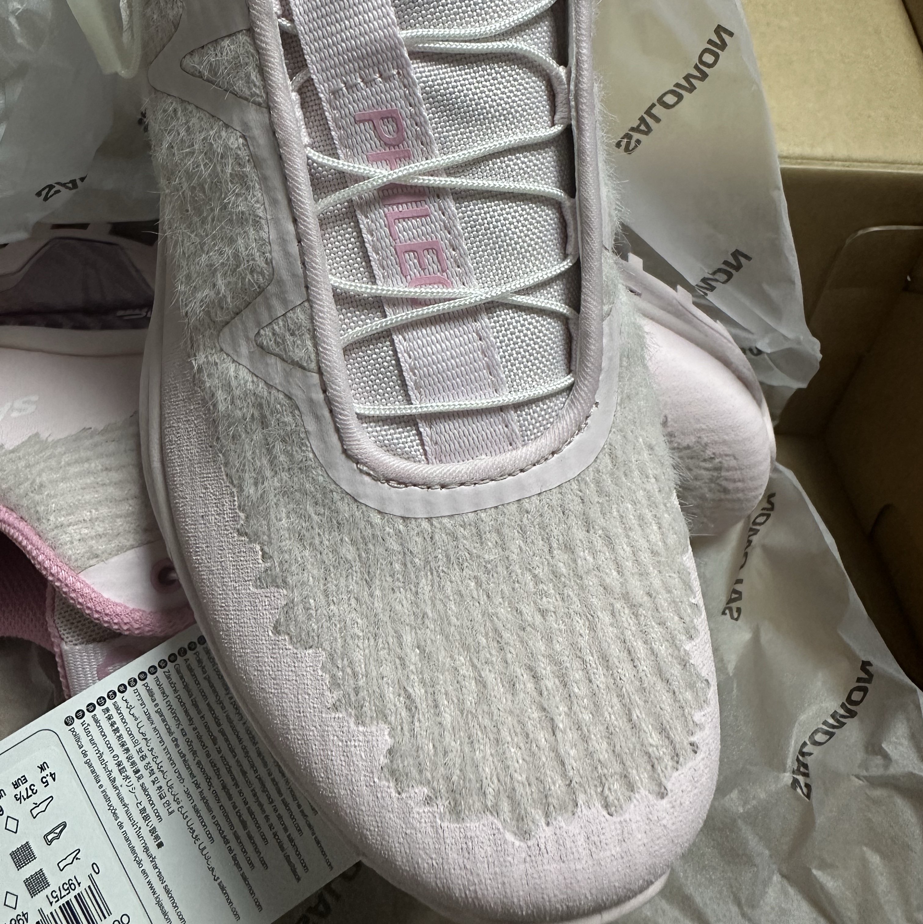 Salomon x Phileo XT-SP1 Cradle Pink Prism Pink 착용 스타일 - 2