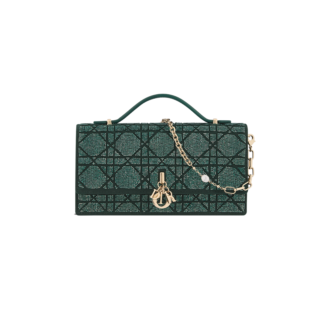 Dior Miss Mini Bag Pine Green Micropearl 상세 이미지 1