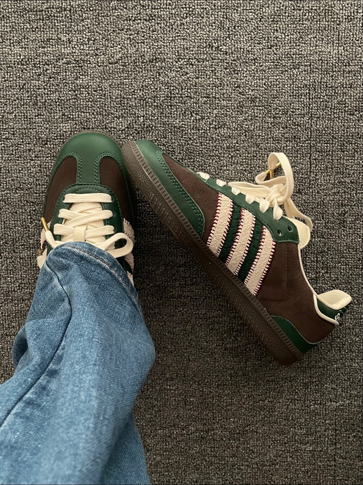 Adidas x Notitle. Samba OG Green 착용 스타일 - 2