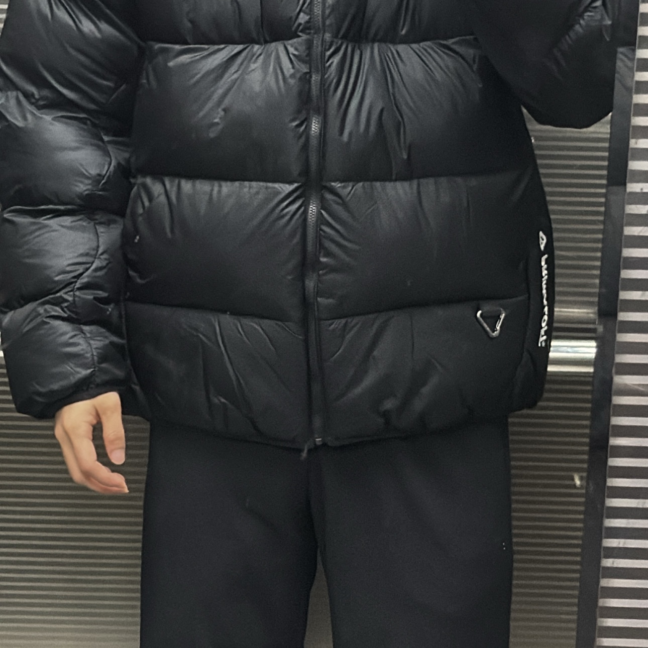 Nike ACG Therma-Fit ADV Lunar Lake Puffer Jacket Black - Asia 착용 스타일