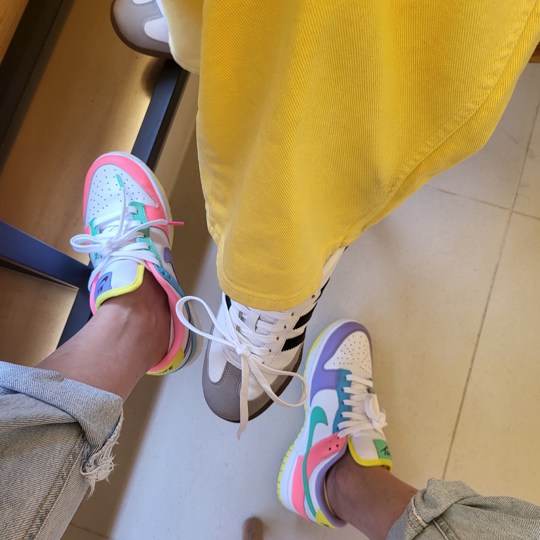 (W) Nike Dunk Low SE Candy 착용 스타일 - 2