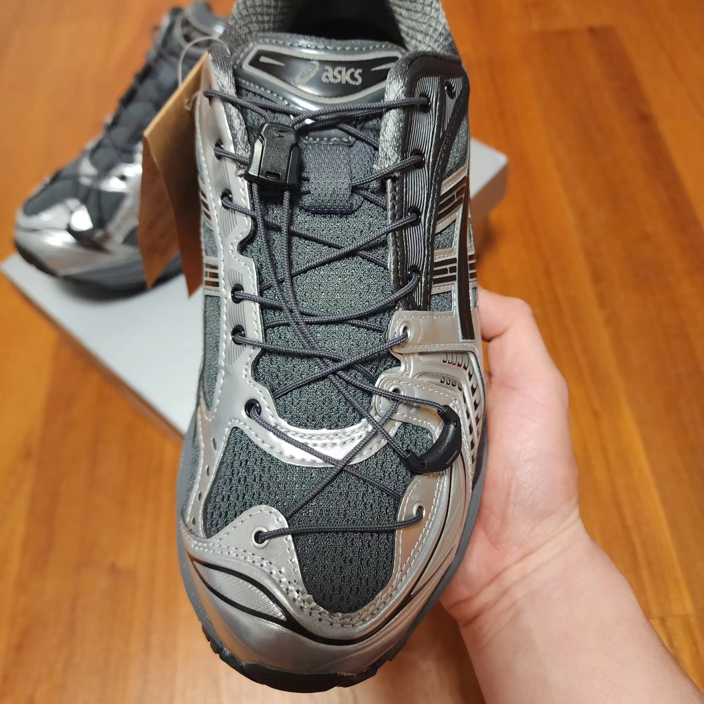 Asics x Unaffected Gel-Kayano 14 Silver Moon 착용 스타일 - 4