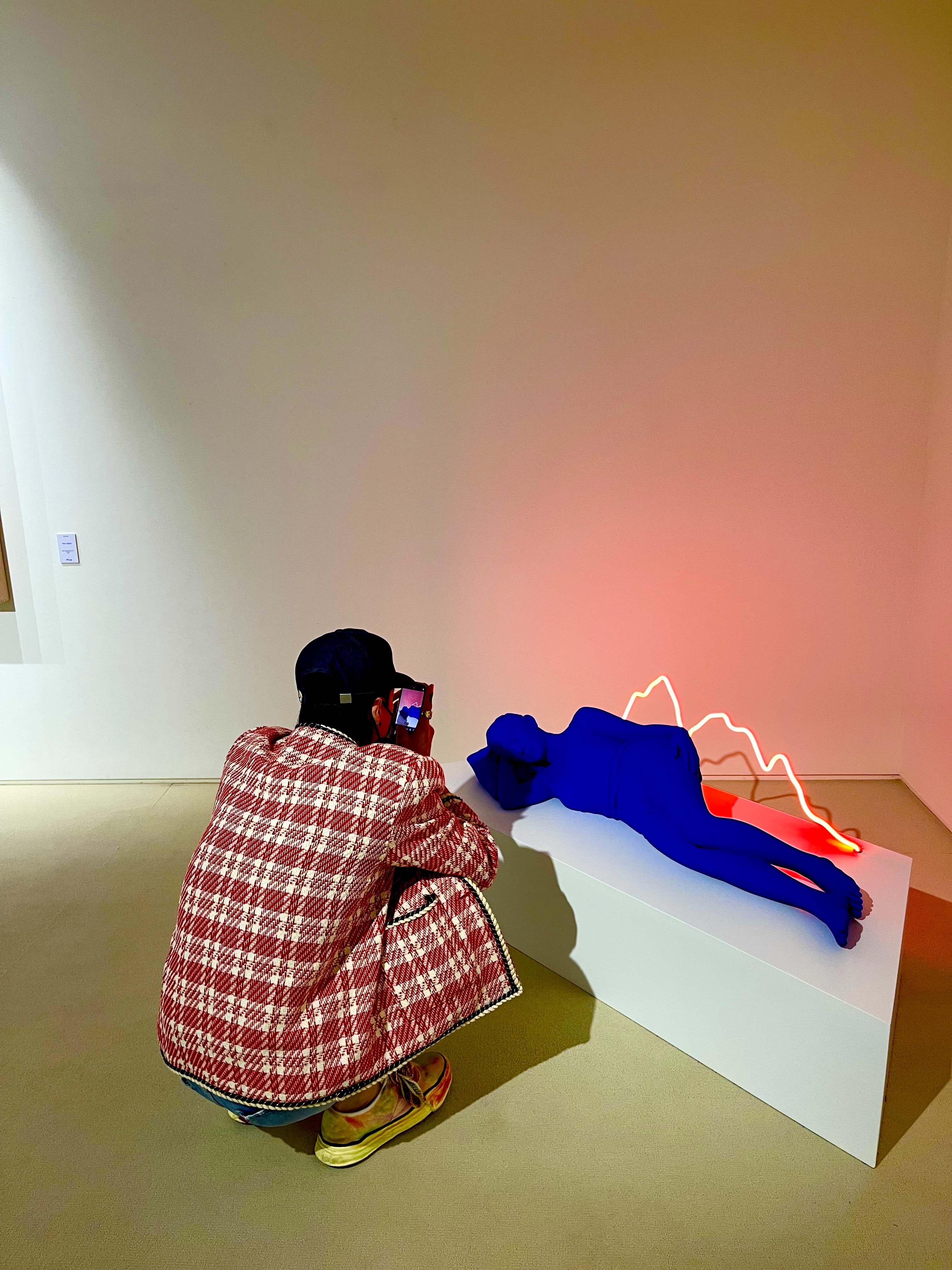 Maison Mihara Yasuhiro Baker OG Sole OD Canvas Low-top Sneakers White, Peaceminusone 5 Panel Ball Cap #1 Blue 착용 스타일 - 2