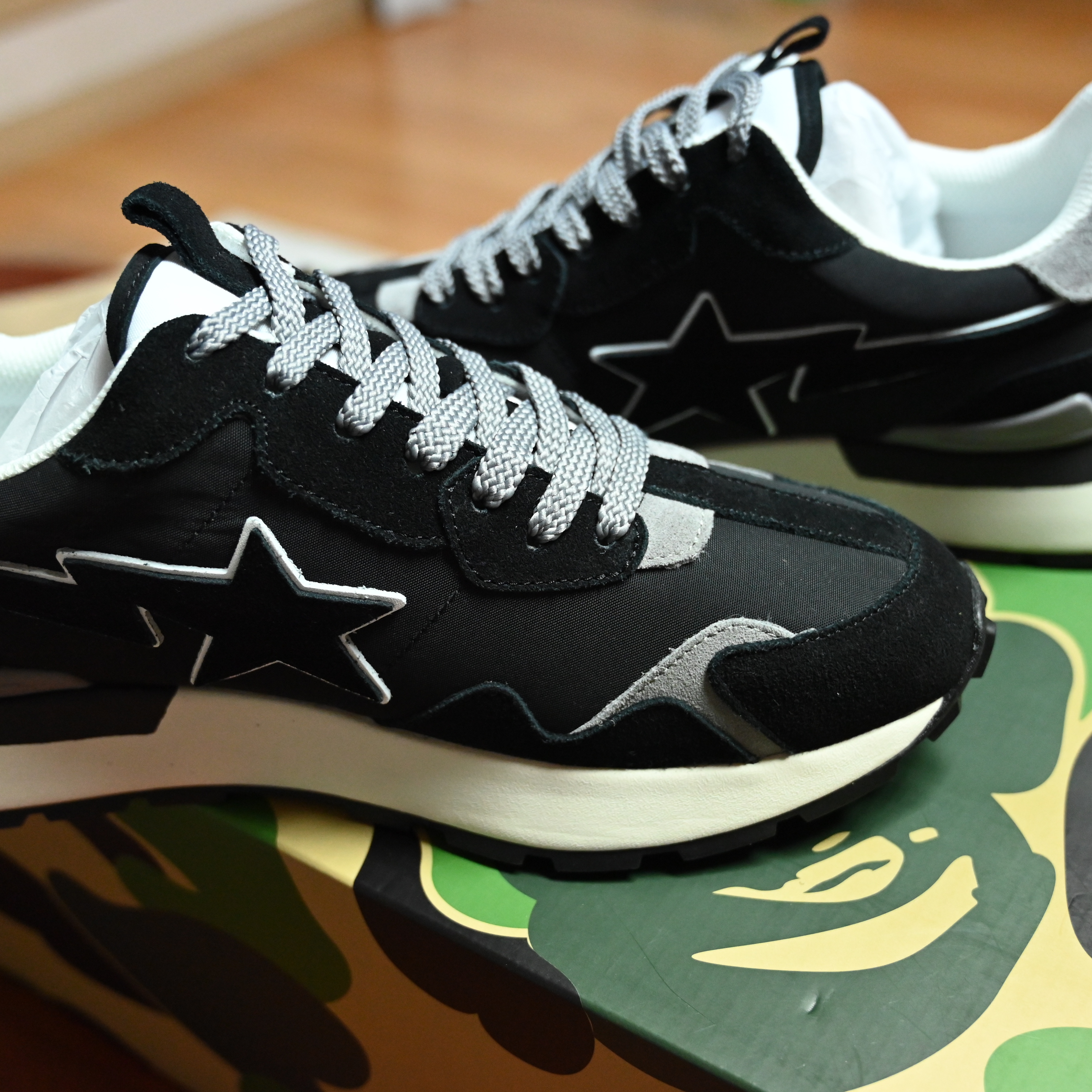 BAPE Road Sta Express #3 M1 Black 착용 스타일 - 2