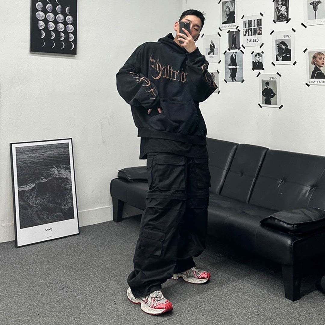 Balenciaga 3XL Sneakers White Red 착용 스타일 - 3