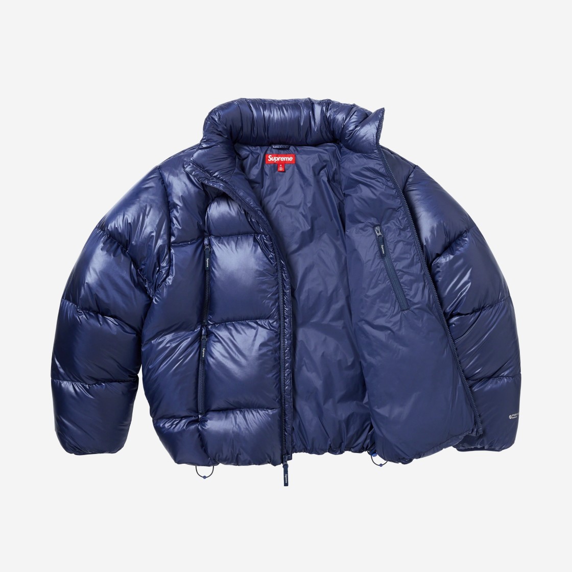 Supreme Featherweight Down Puffer Jacket Navy - 23FW 상세 이미지 2