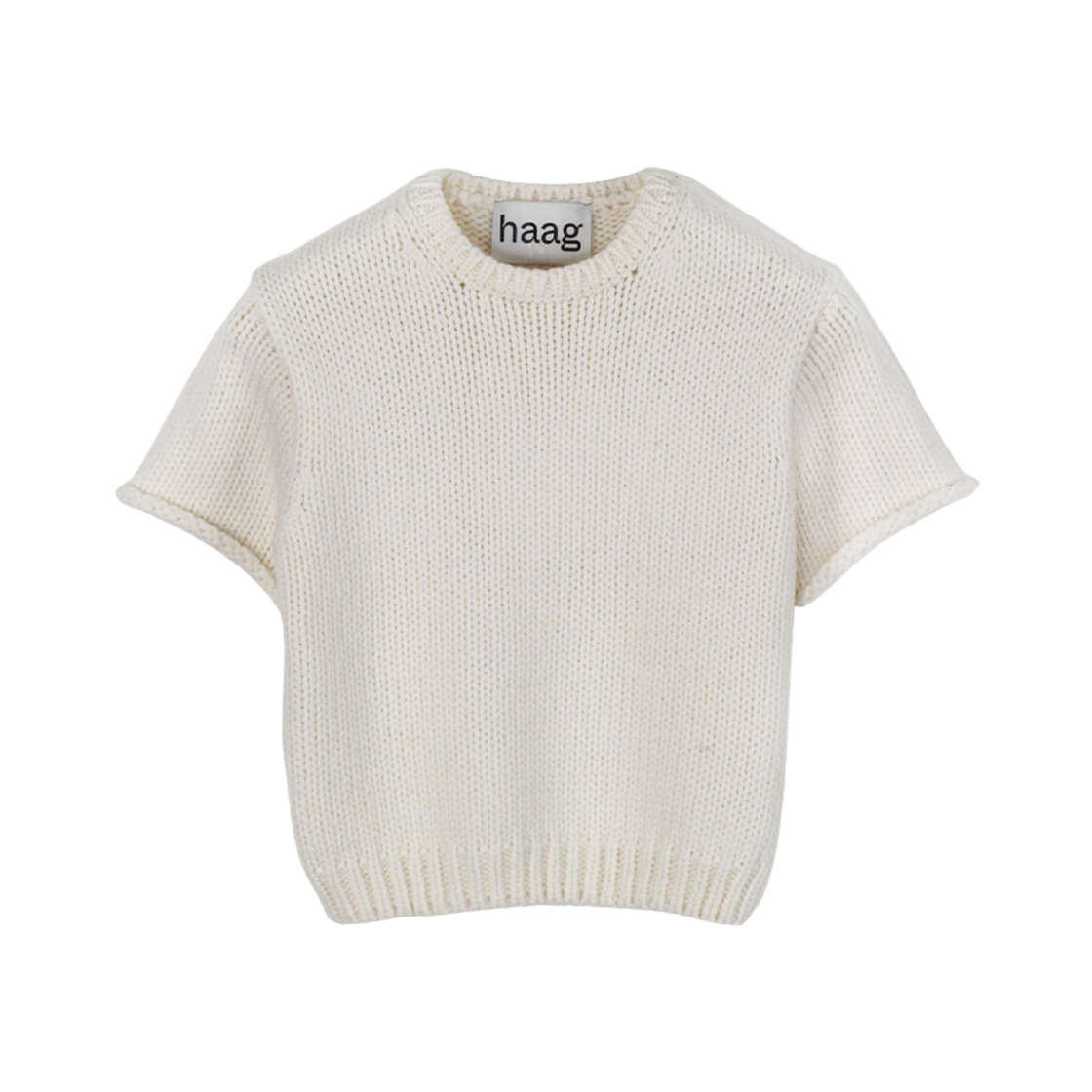 (W) Haag A Clotty Knit Snow 상세 이미지 1