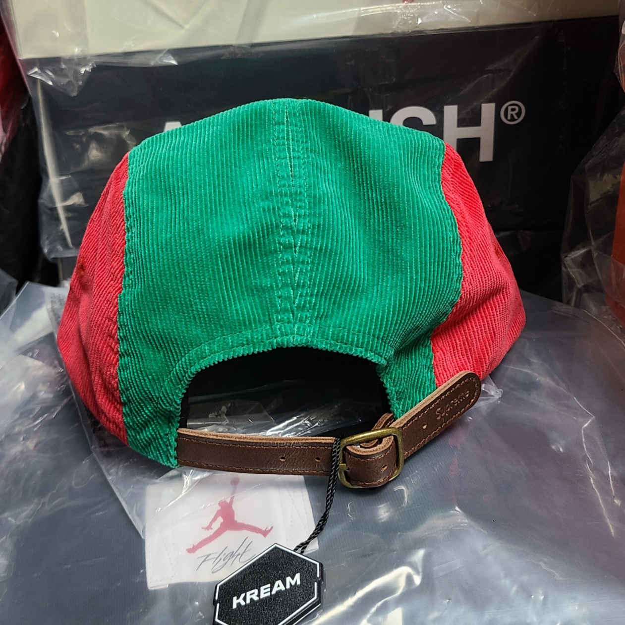 Supreme Corduroy Camp Cap Multicolor - 23FW, Nike x Ambush Dunk High Black 착용 스타일 - 2
