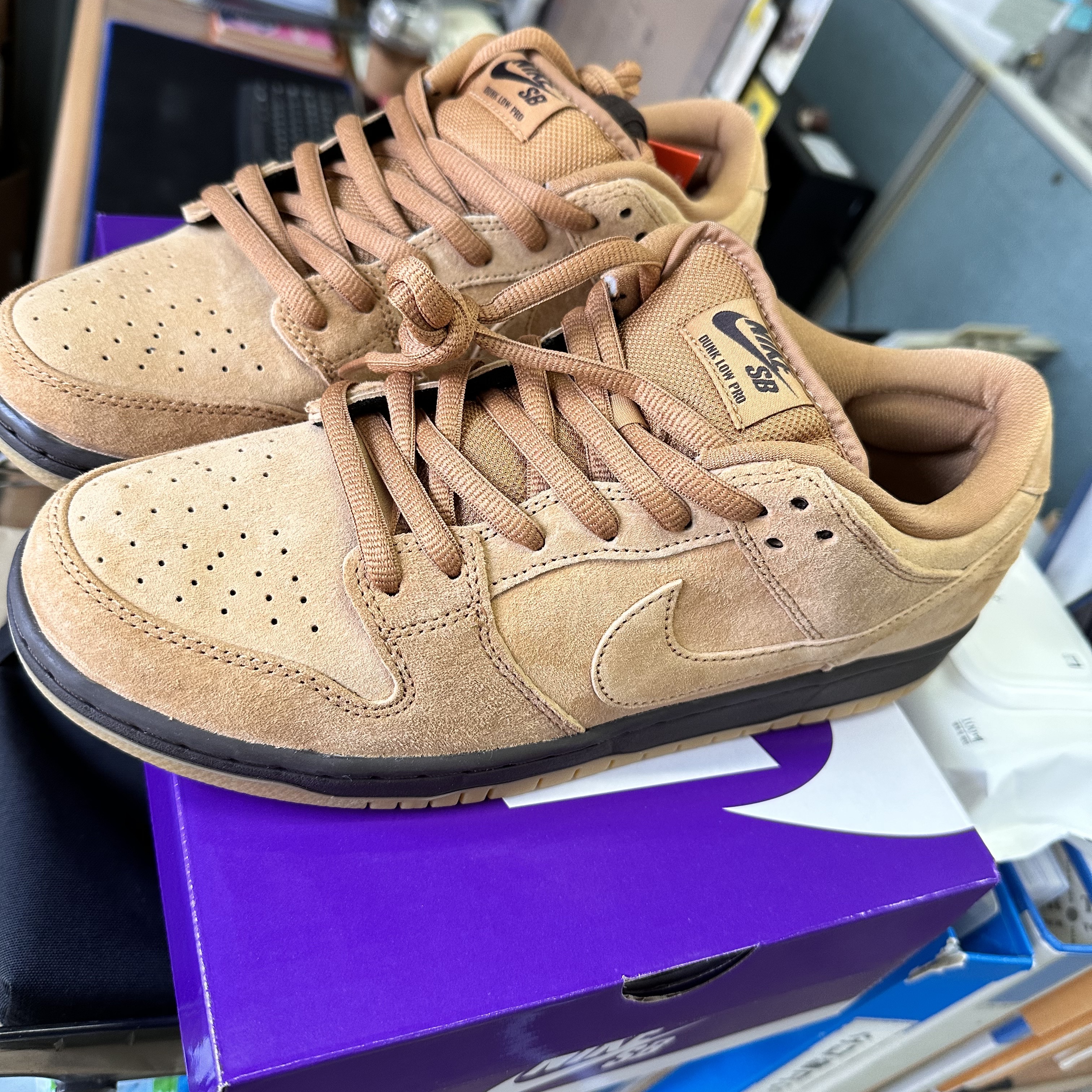 Nike SB Dunk Low Pro Wheat 2020 착용 스타일