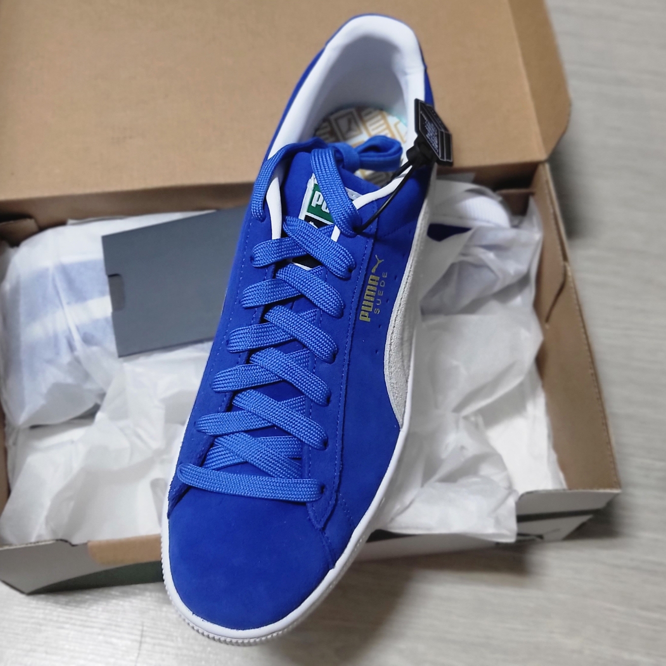 Puma Suede Classic XXI Royal Sapphire 착용 스타일