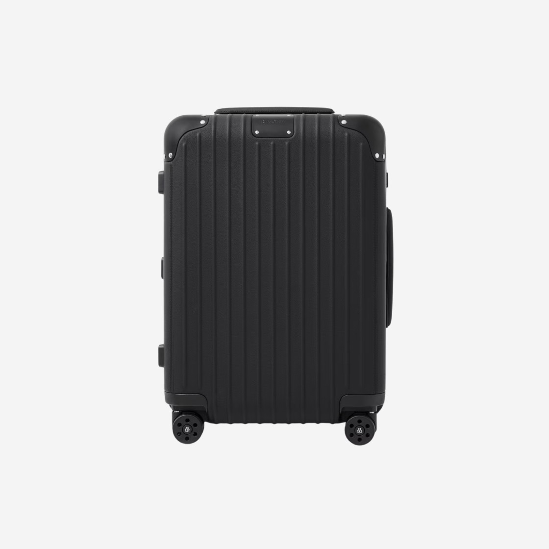 Rimowa Distinct Cabin Leather Aluminium Suitcase Black 상세 이미지 1