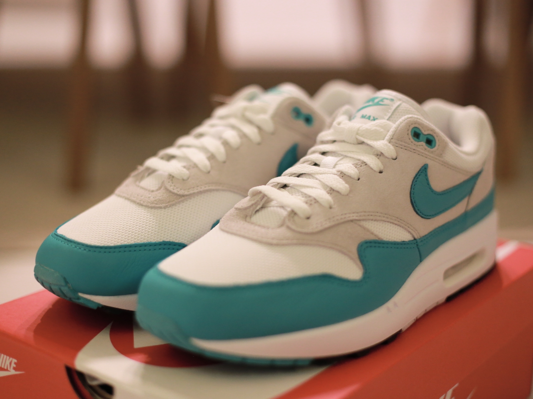 Nike Air Max 1 Clear Jade 착용 스타일 - 2