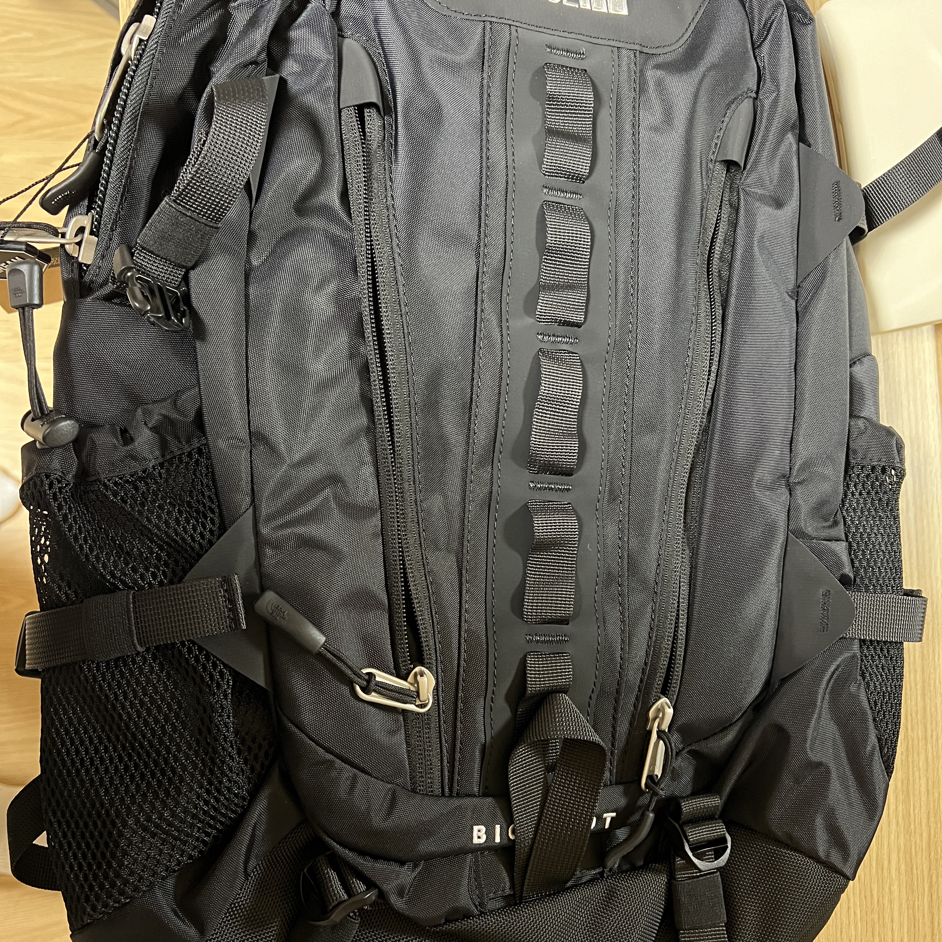 The North Face Big Shot Black 착용 스타일