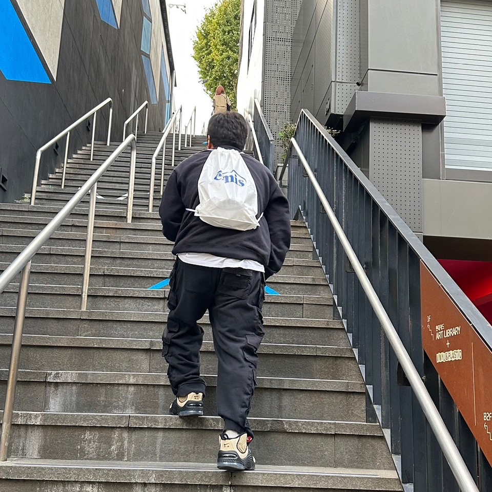 Nike x Stussy Air Penny II Rattan and Limestone, Nike x Peaceminusone Wide Pants Black (DR0096-010) 착용 스타일
