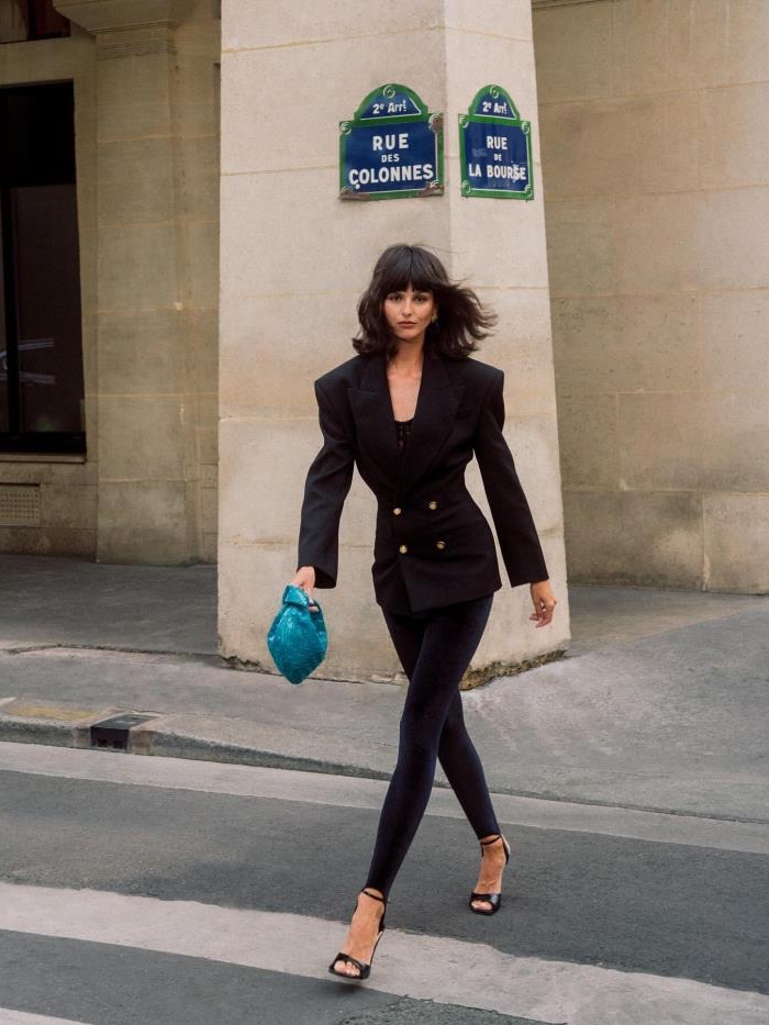 Zara x Ader Error Oversized Wool Blazer Dark Grey, Homme Plisse Issey Miyake Basics Jacket Black 착용 스타일 - 5