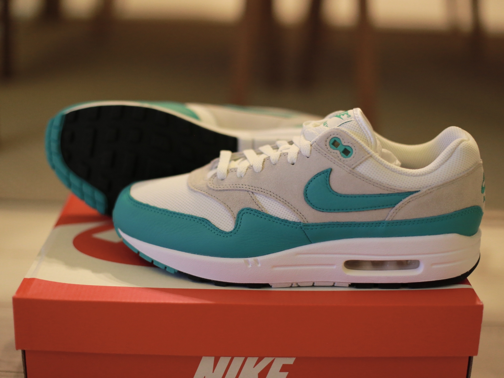 Nike Air Max 1 Clear Jade 착용 스타일 - 4
