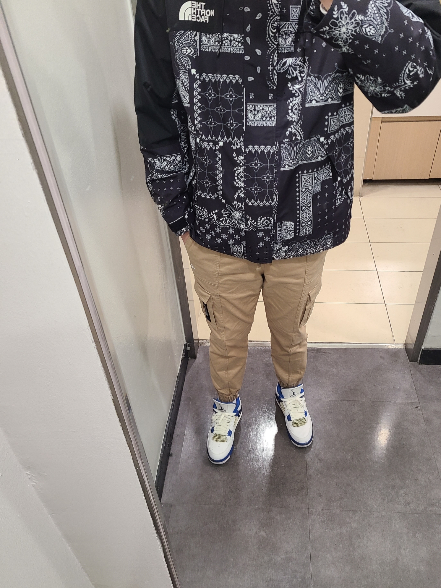 Jordan 4 Retro Motorsports 2017 착용 스타일 - 1