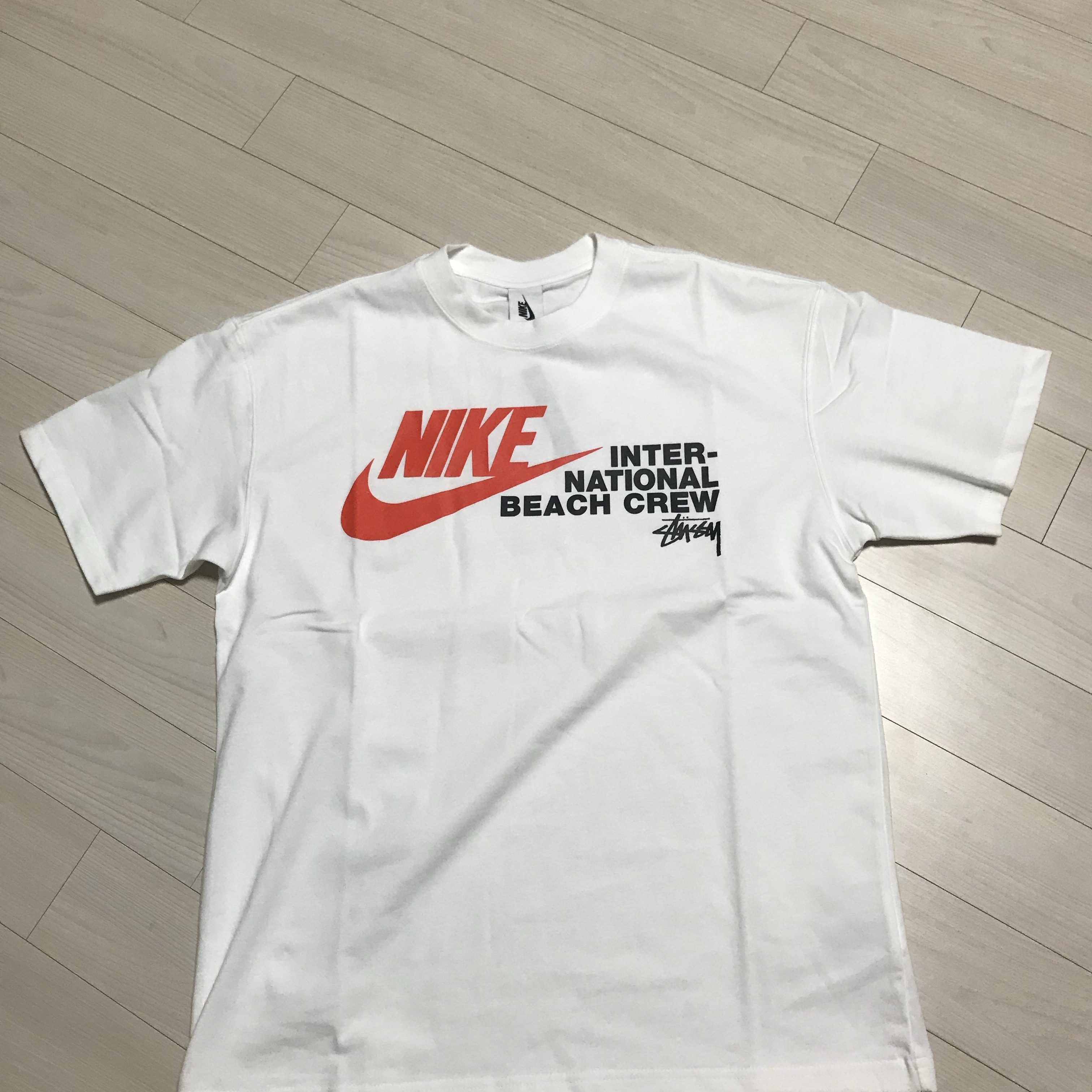 Nike x Stussy International Beach Crew T-Shirt White - Asia 착용 스타일