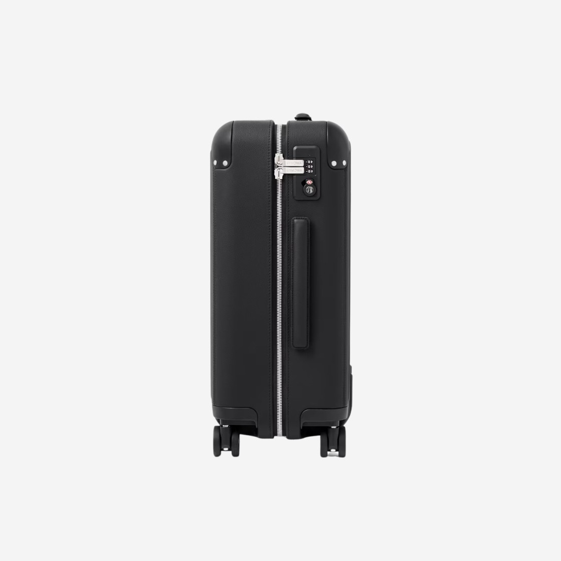 Rimowa Distinct Cabin Leather Aluminium Suitcase Black 상세 이미지 3