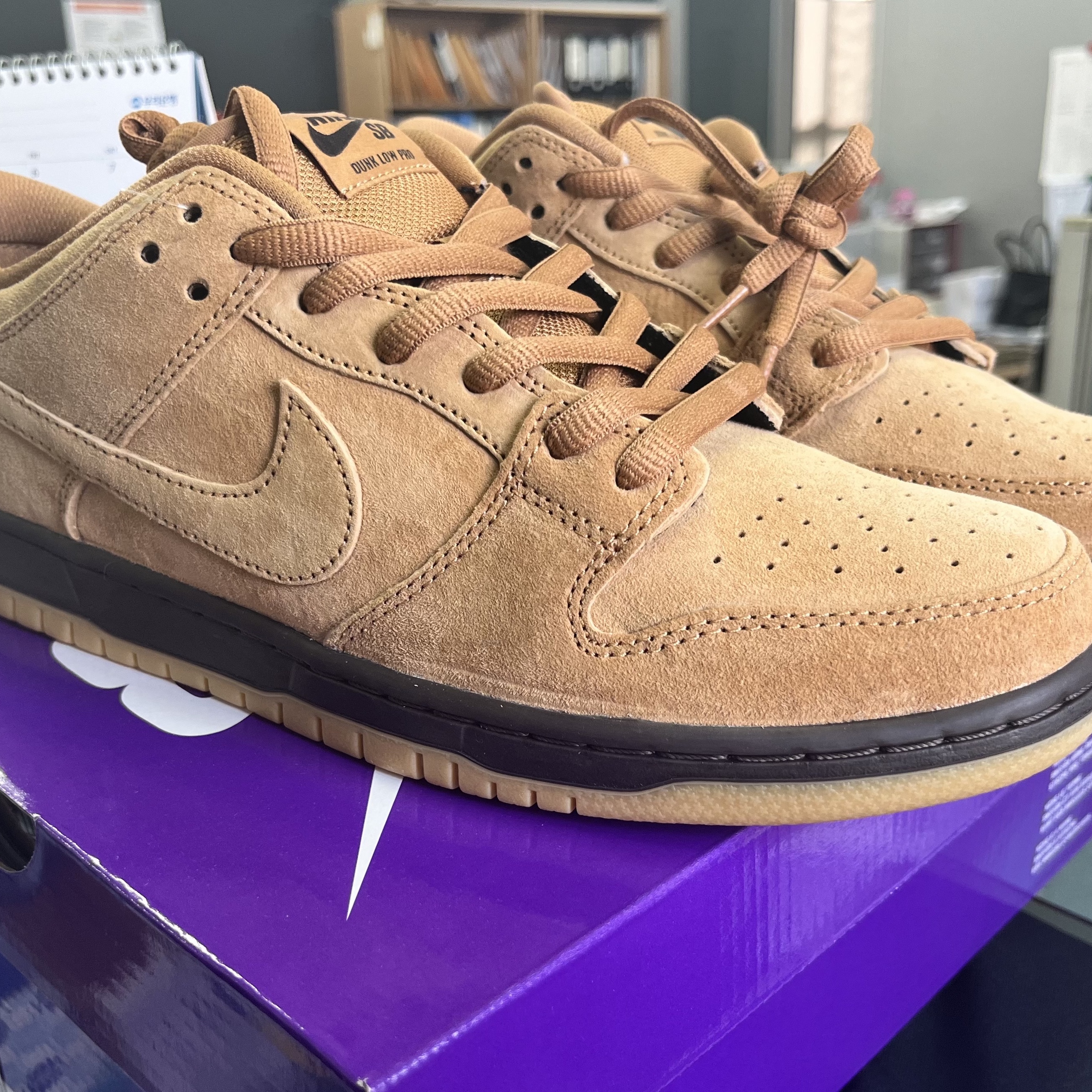 Nike SB Dunk Low Pro Wheat 2023 착용 스타일