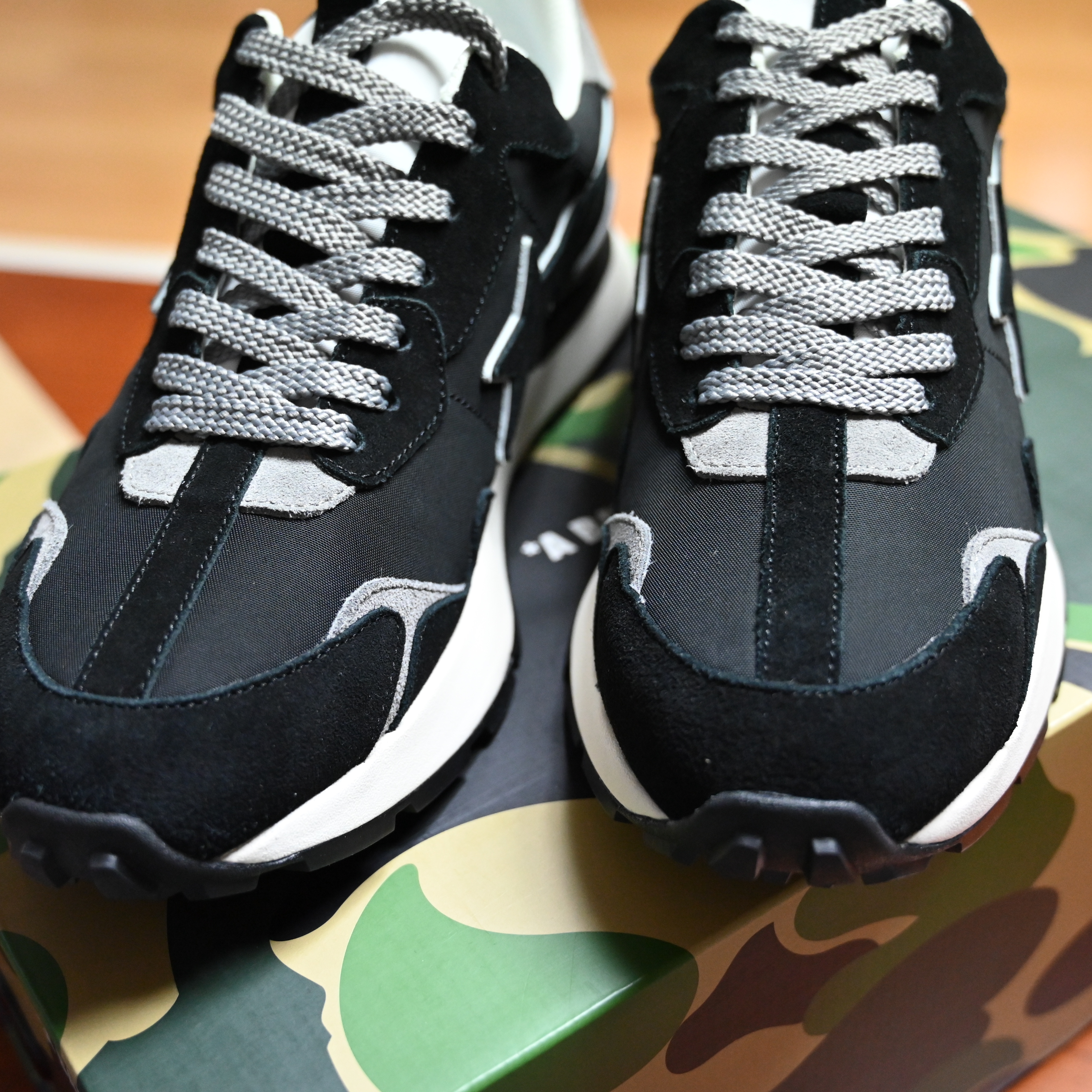 BAPE Road Sta Express #3 M1 Black 착용 스타일 - 8