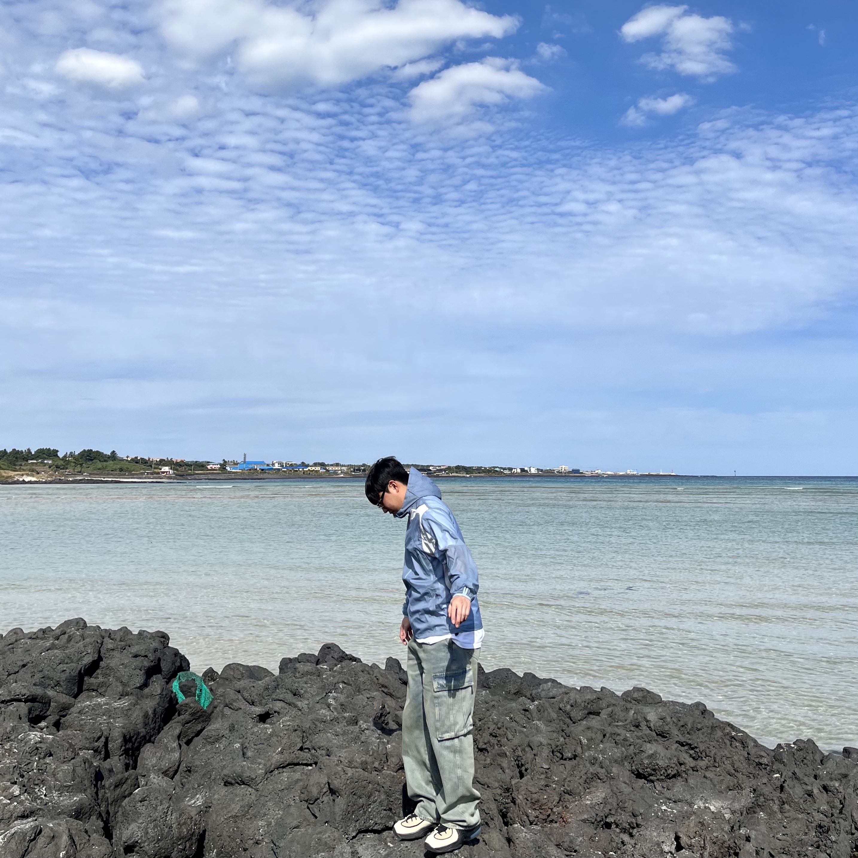 Sansan Gear Sprinter Jacket Aqua - 23FW, Nike x Stussy Air Penny II Rattan and Limestone 착용 스타일