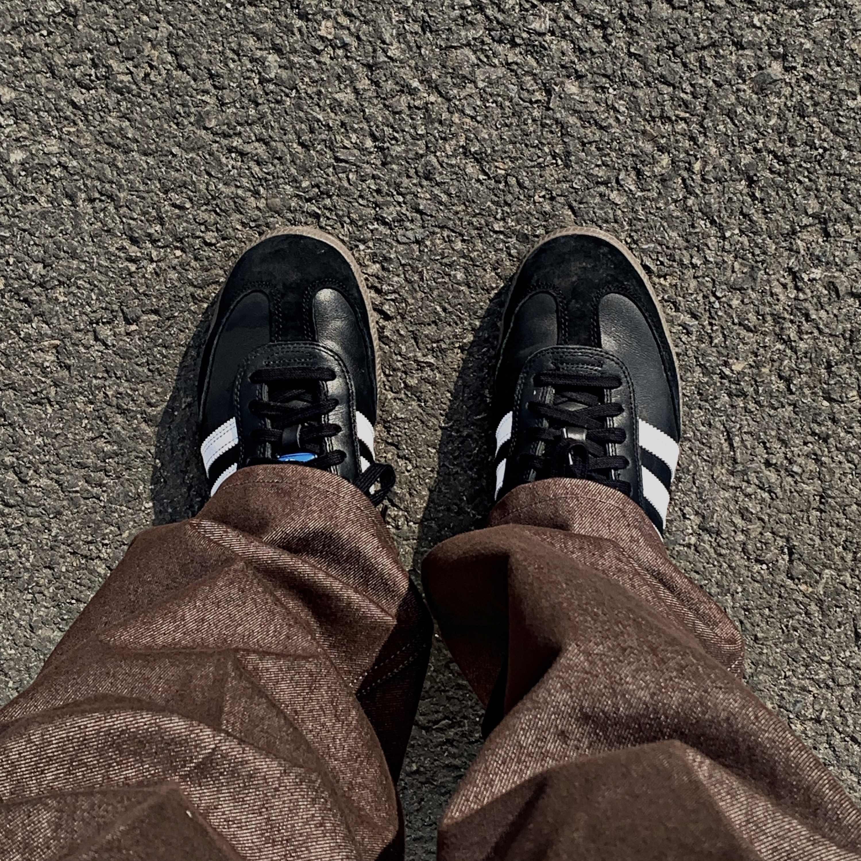 Adidas Samba ADV Black 착용 스타일