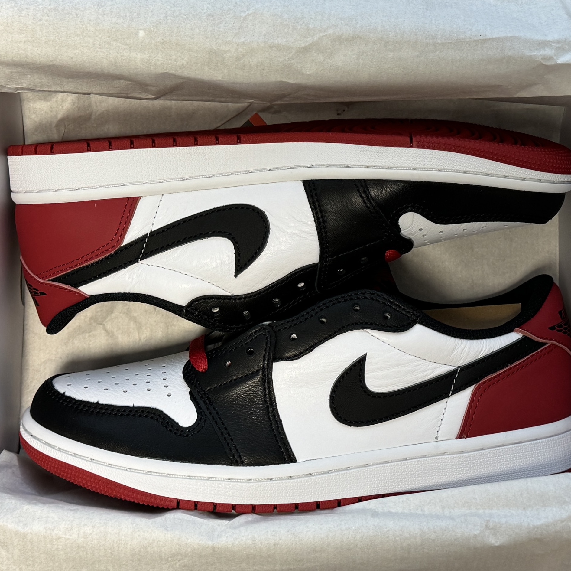 Jordan 1 Retro Low OG Black Toe 착용 스타일