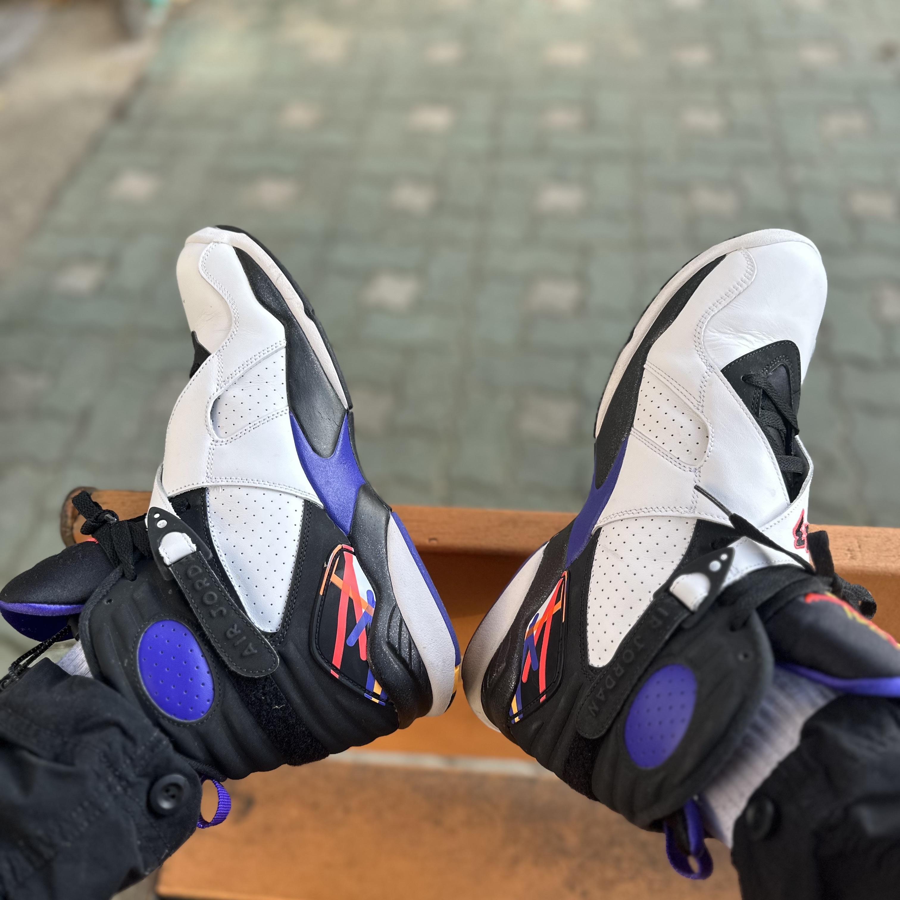 Jordan 8 Retro Three-Peat 착용 스타일 - 2