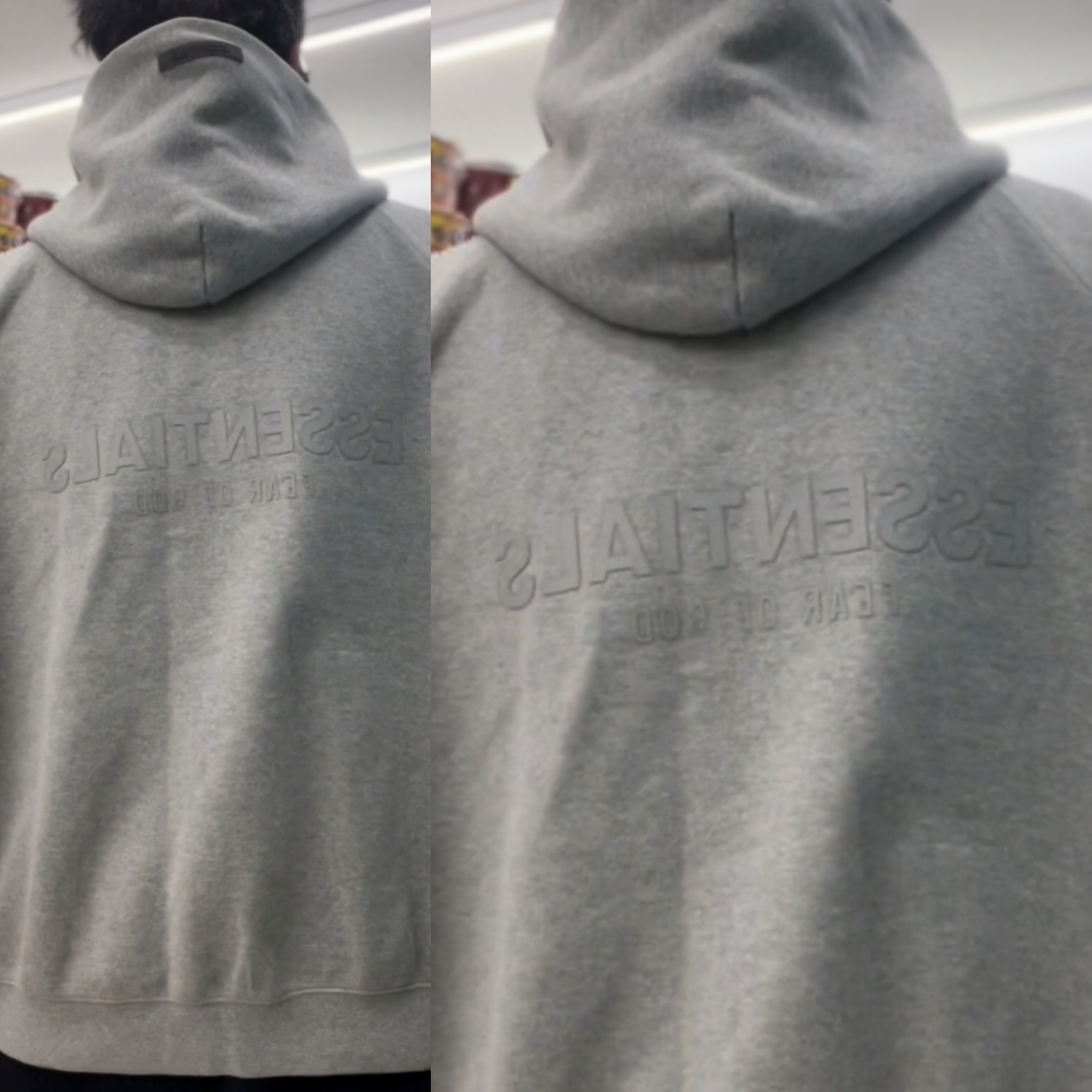 Essentials Pull-Over Hoodie Heather Oatmeal - 21SS 착용 스타일 - 2