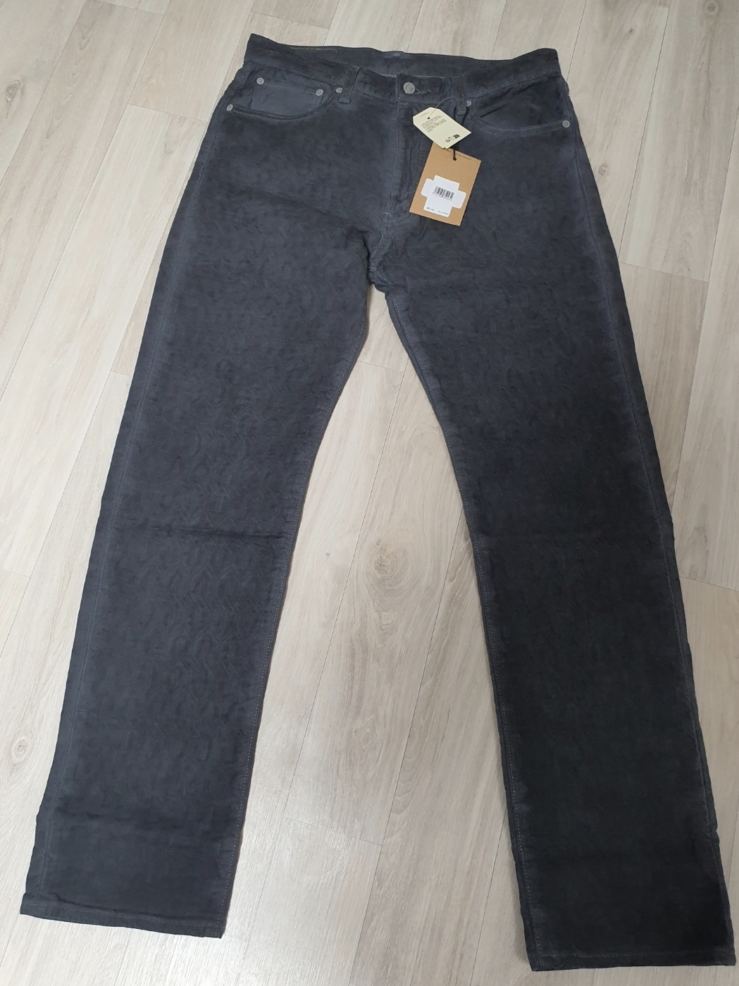 Stussy x Levi's Jacquard Jean Black 착용 스타일