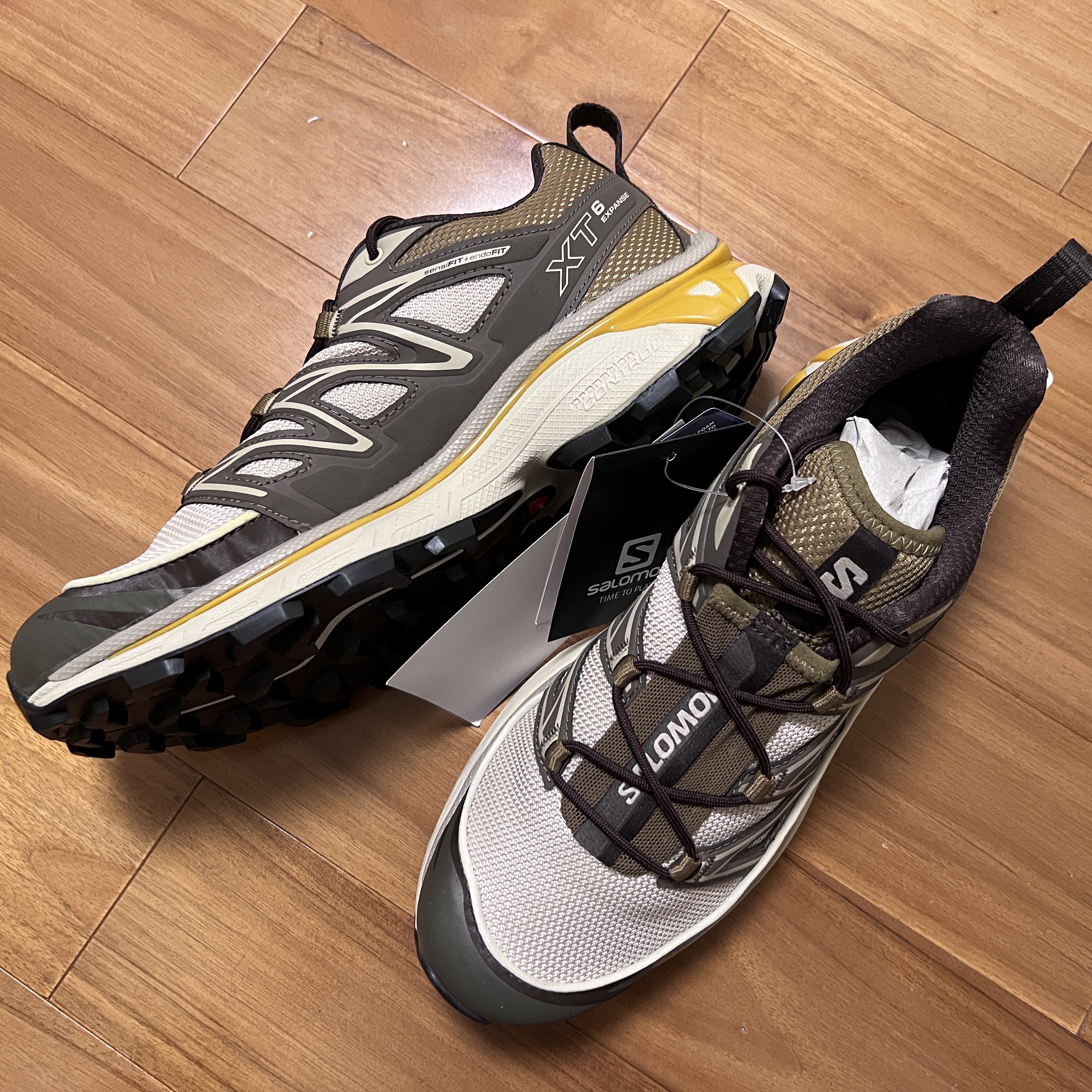 Salomon XT-6 Expanse Feather Grey 착용 스타일