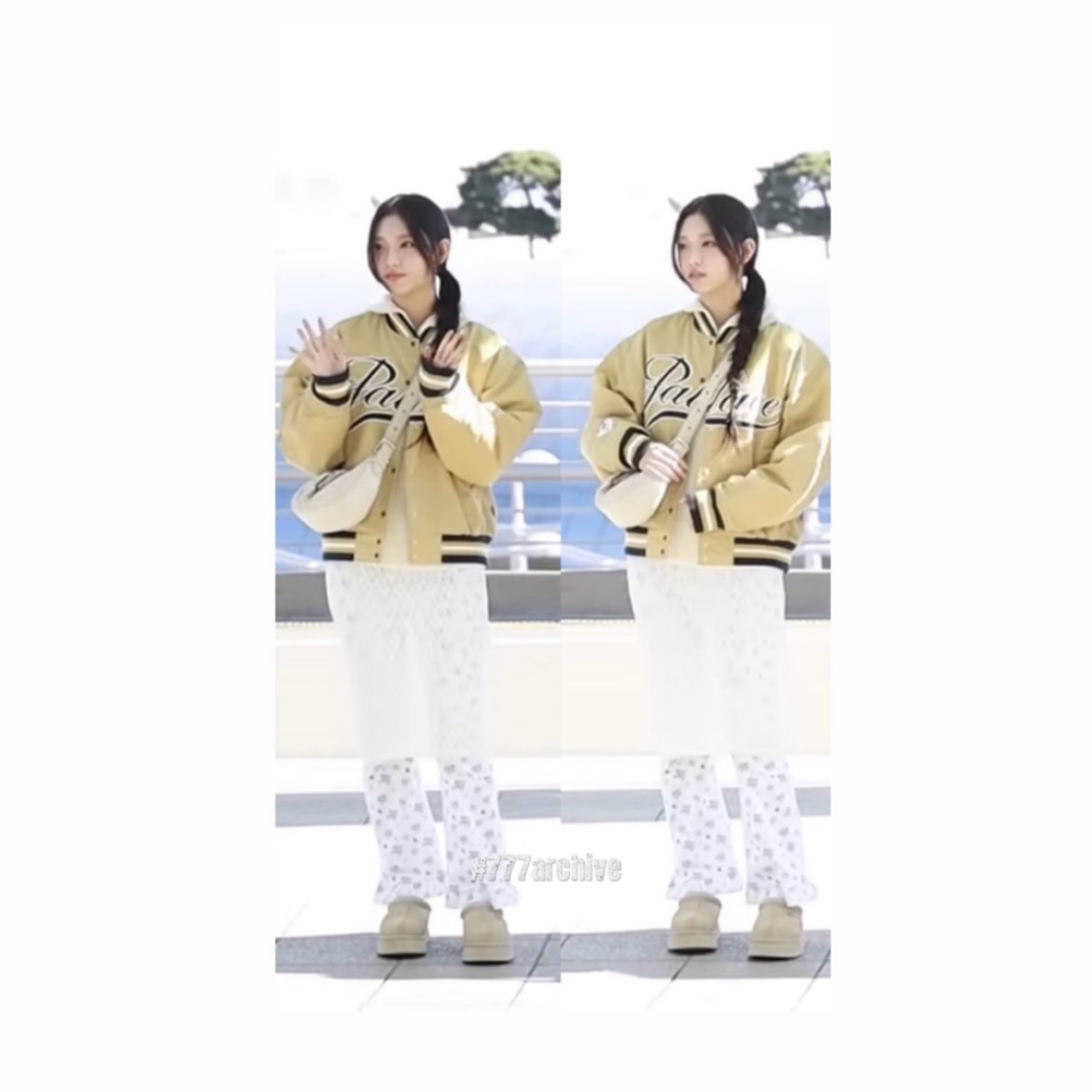 (W) UGG Classic Sweater Letter Boots Chestnut, (W) UGG Classic Sweater Letter Tall Boots Chestnut 착용 스타일 - 4