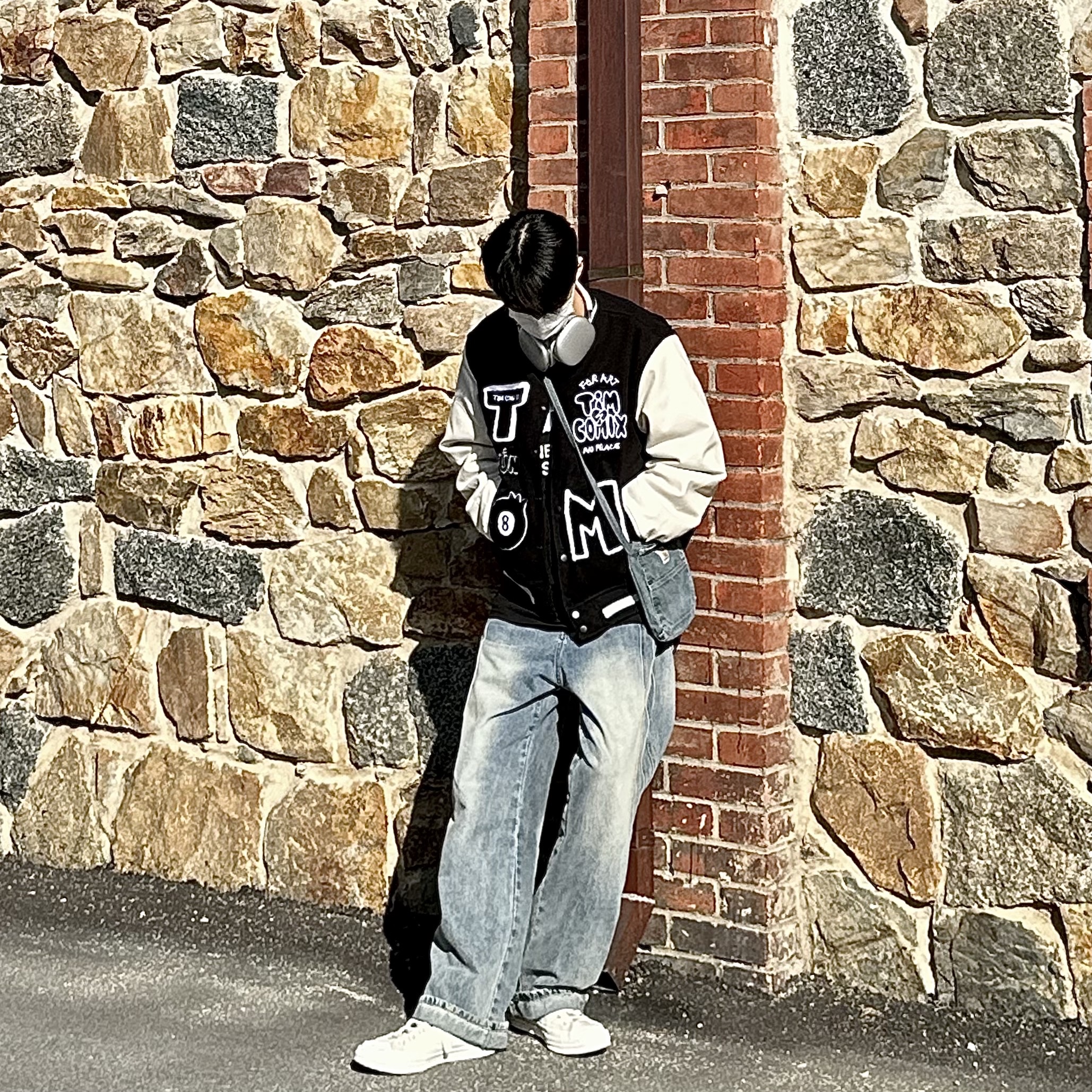 Stussy World Tour LS T-Shirt Black 2023 착용 스타일 - 1