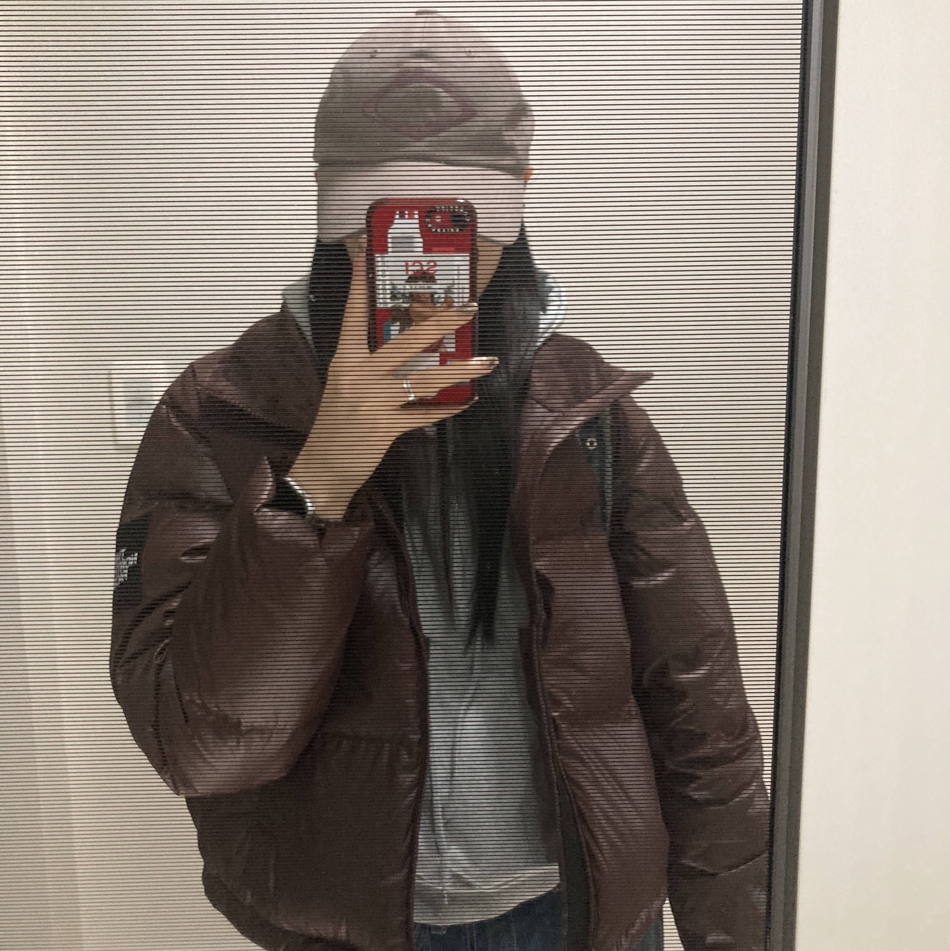 (W) The North Face White Label Novelty Nuptse Down Jacket Cocoa Brown, Mischief Rhombus Ball Cap Pink Brown 착용 스타일