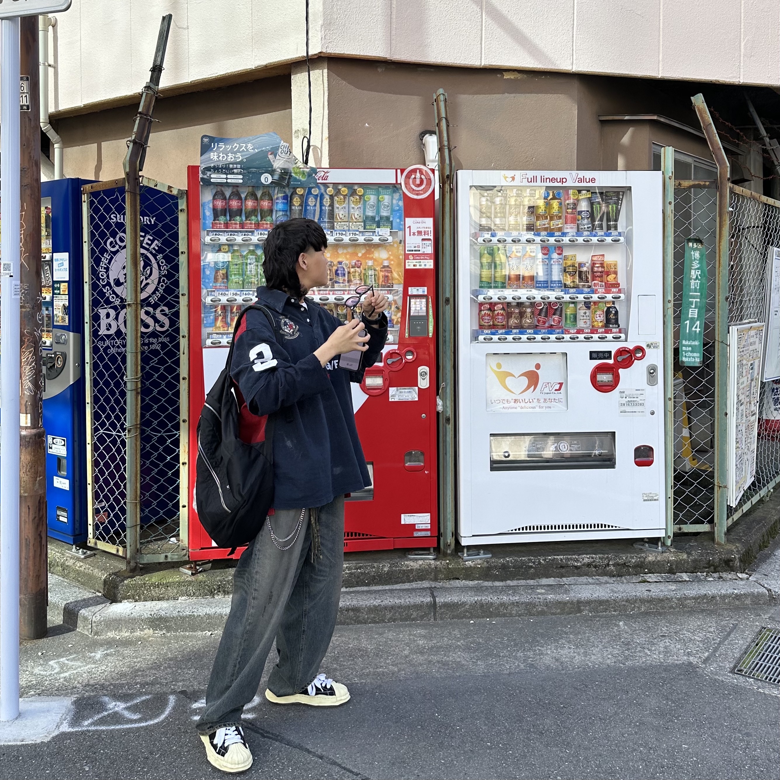 Project G/R Polo Parody Shirts Navy, Farfromwhat Far Zipper Ripstop Backpack Black 착용 스타일 - 2