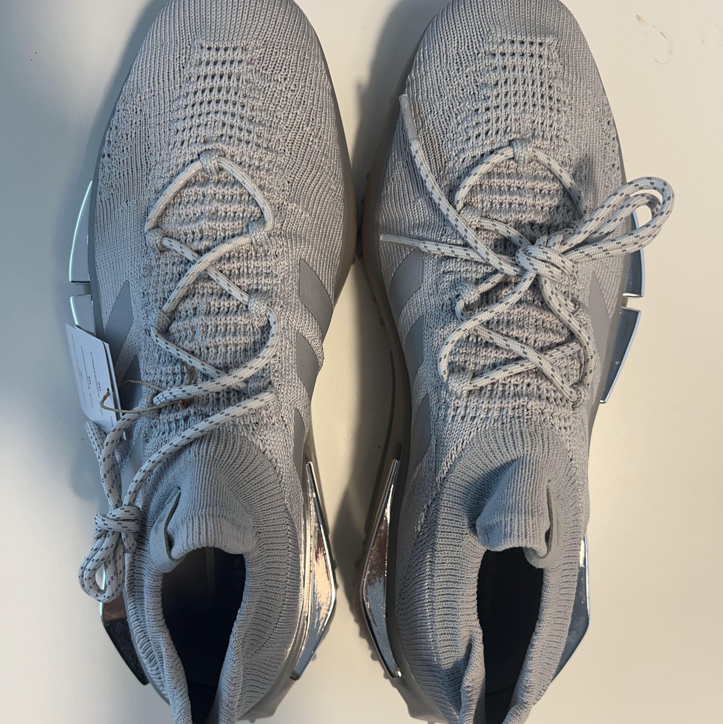 Adidas NMD S1 Grey Two Silver Metallic 착용 스타일 - 1