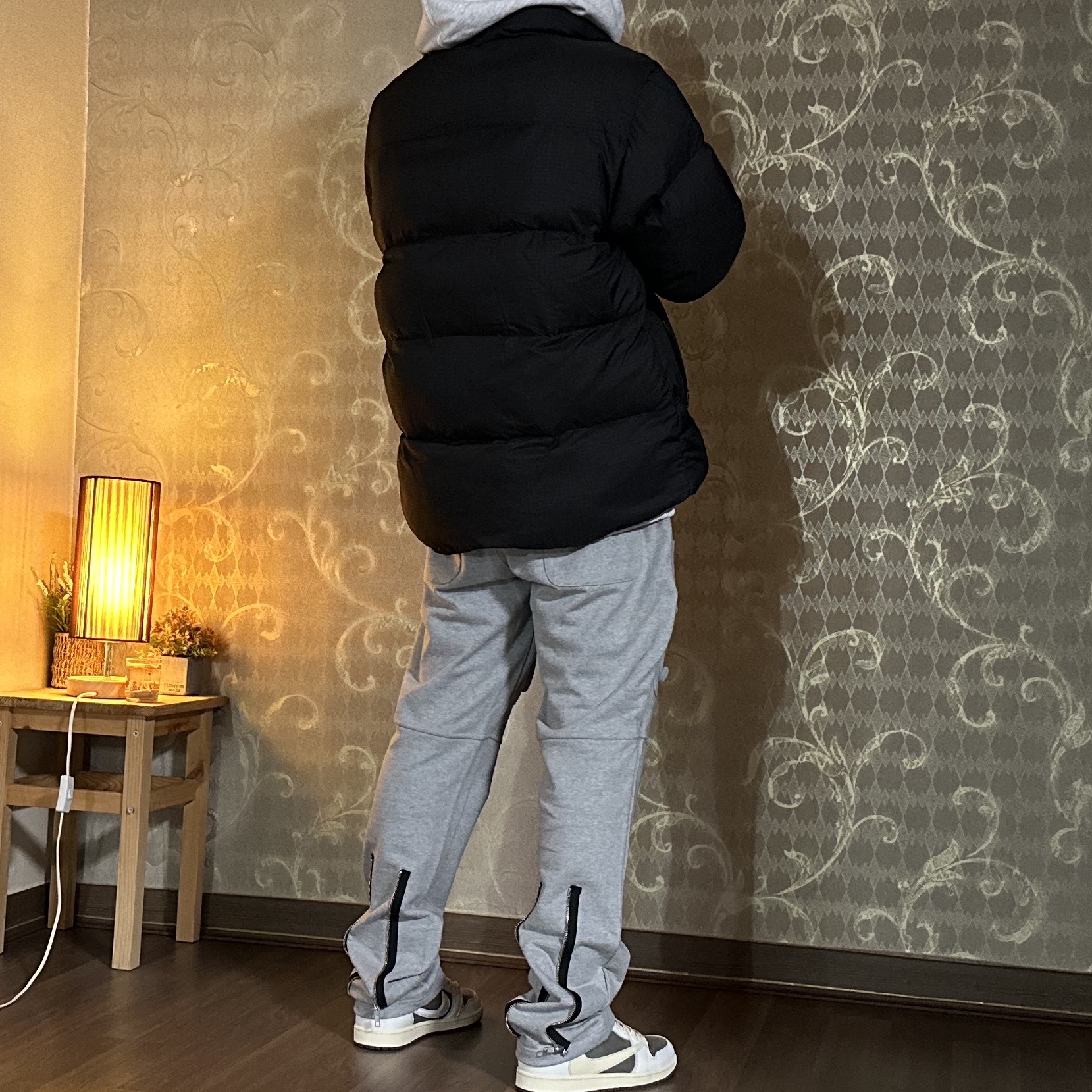 Palace Ripstop Puffa Black - 23FW 착용 스타일 - 2