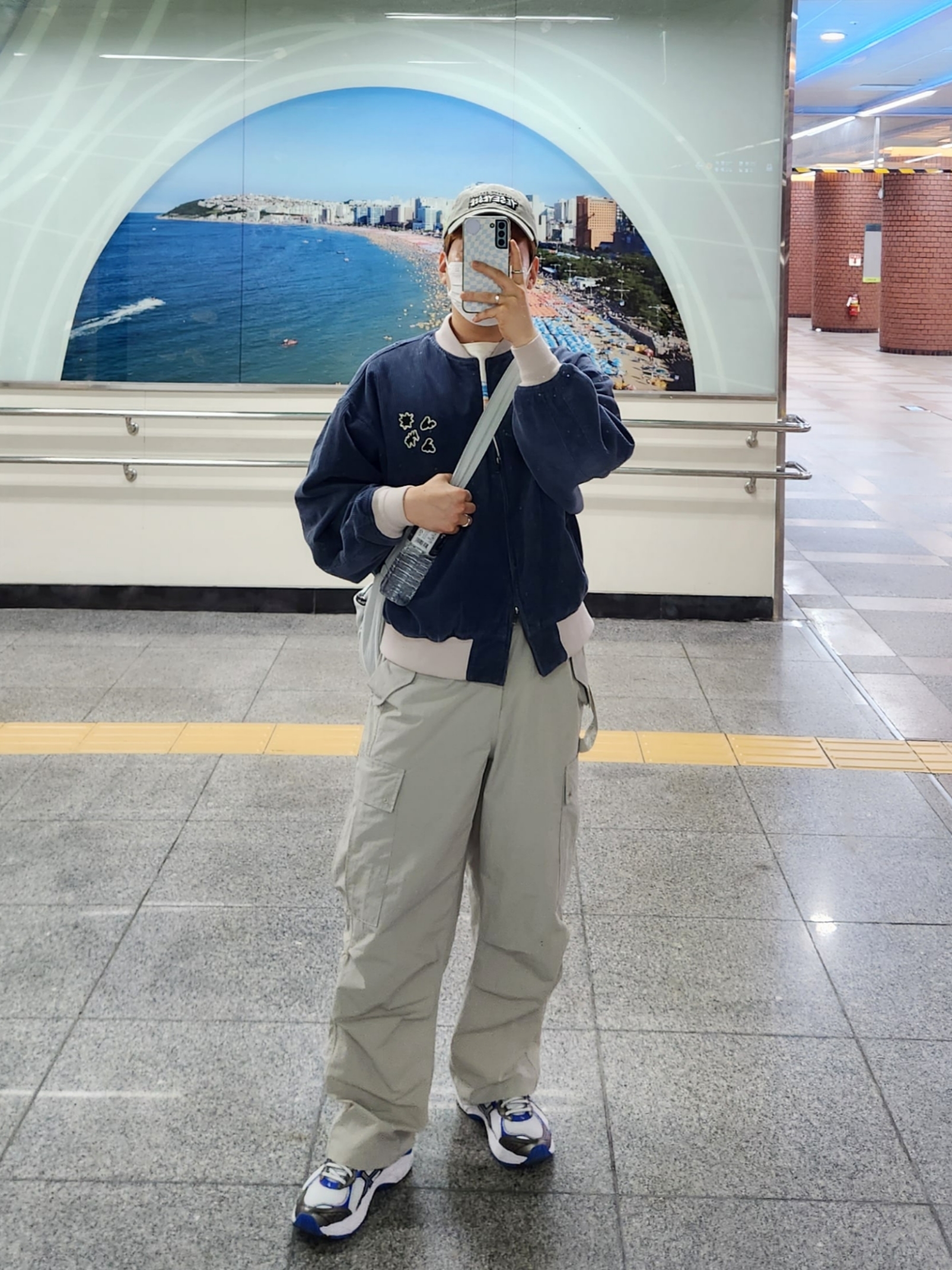 Asics GT-2160 White Illusion Blue 착용 스타일