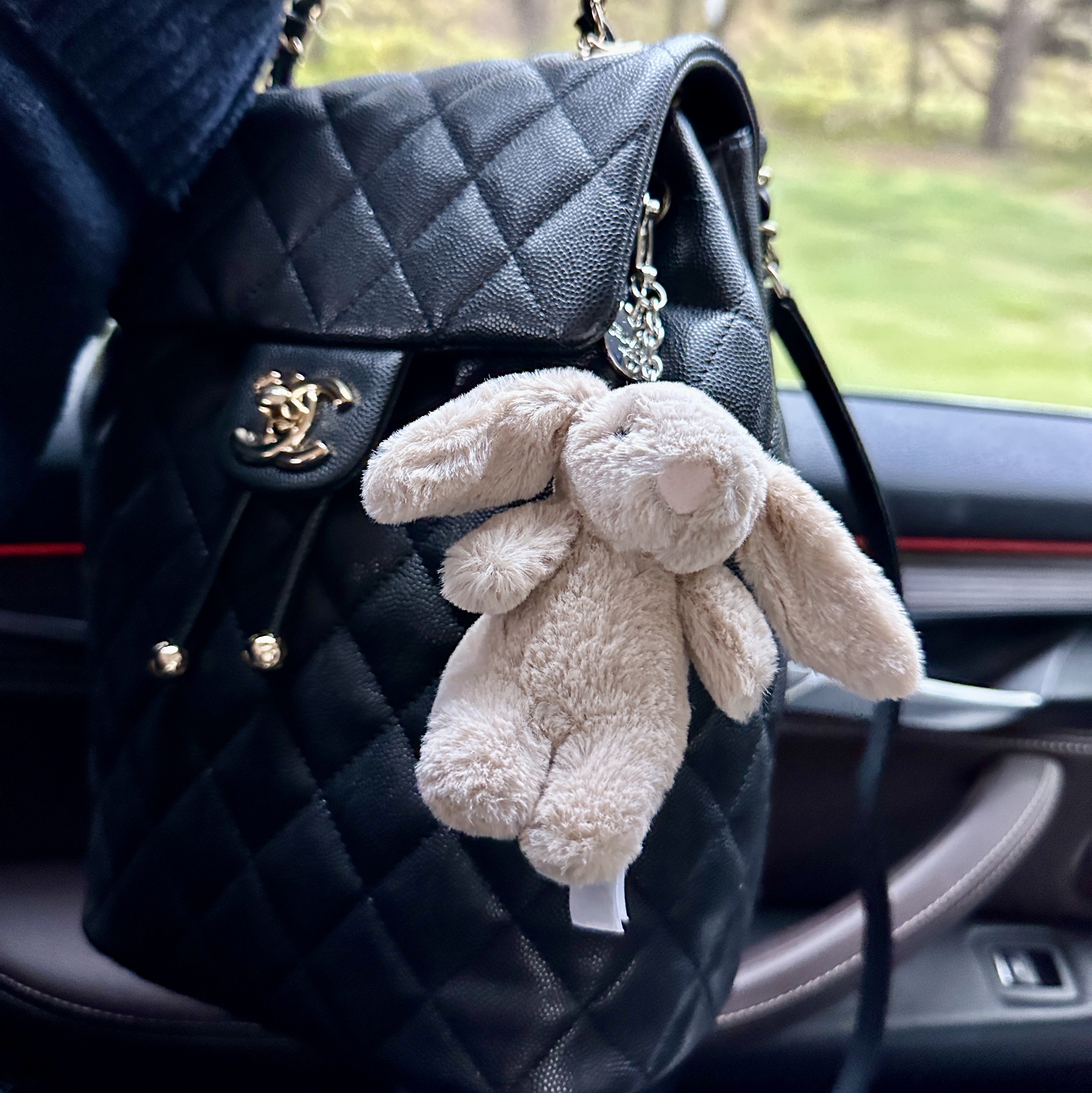 Jellycat Bashful Bunny Bag Charm Beige, Chanel Backpack Grained Shiny Calfskin & Gold Black 착용 스타일