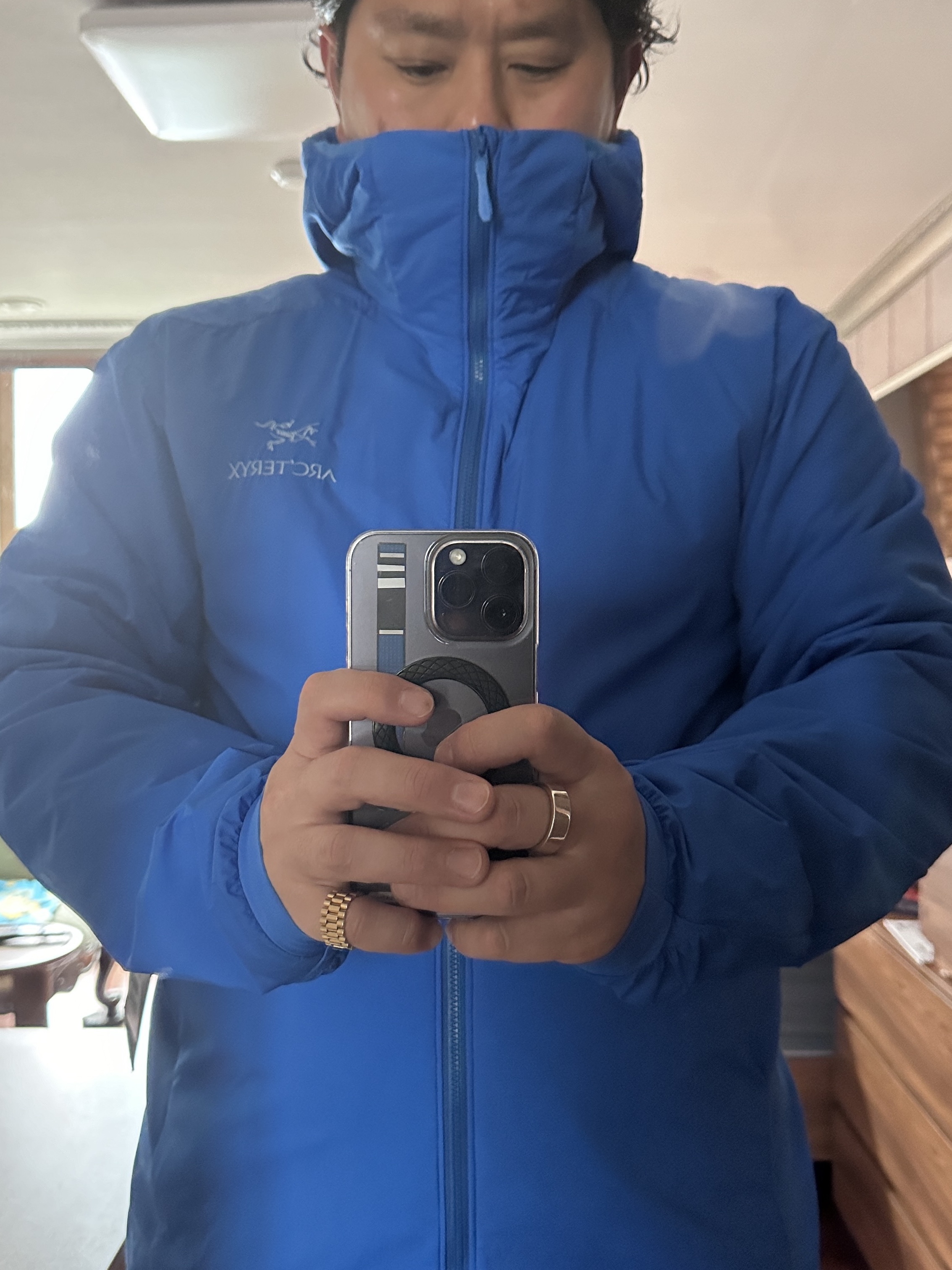 Arc'teryx Atom LT Hoody Fluidity 착용 스타일