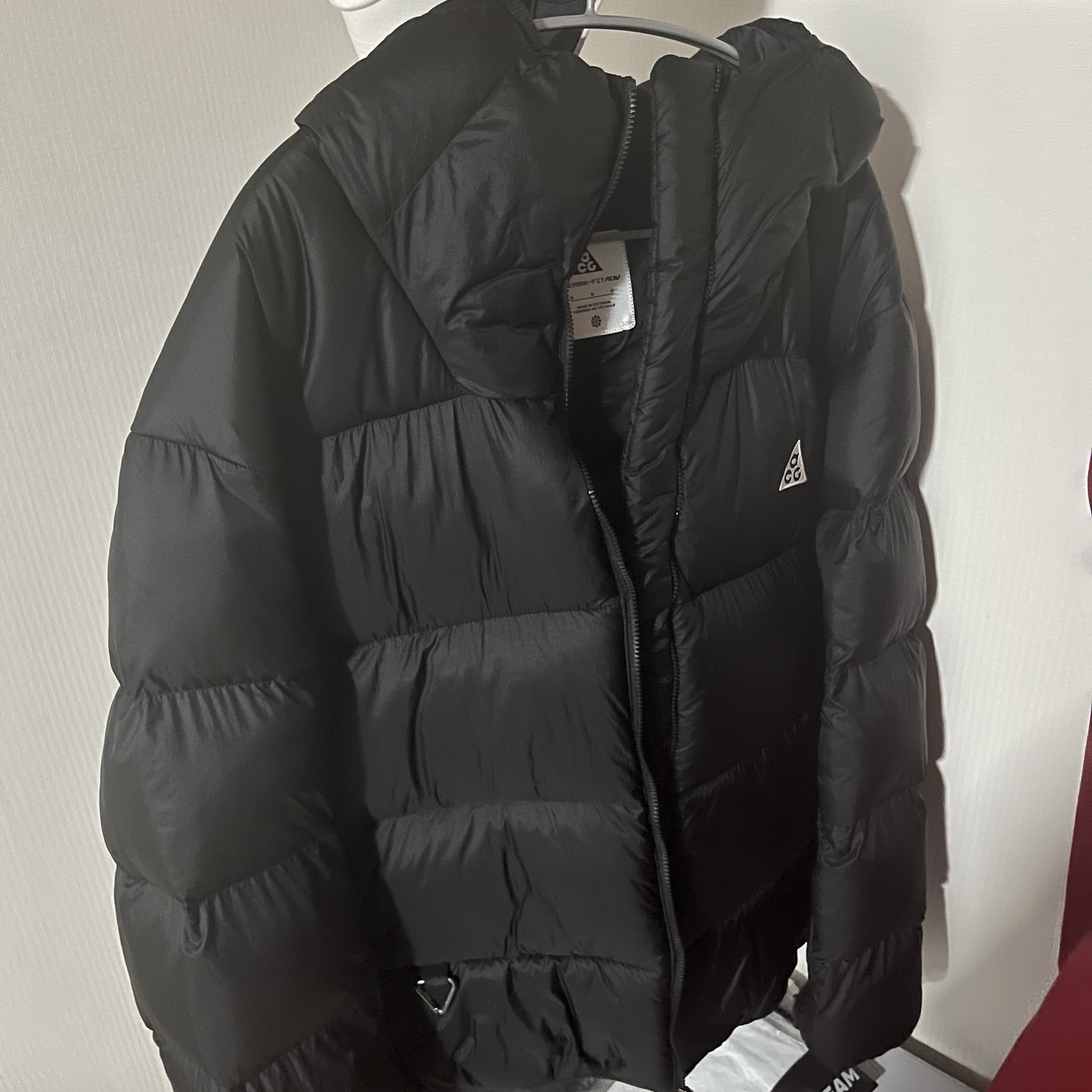 Nike ACG Therma-Fit ADV Lunar Lake Puffer Jacket Black - Asia 착용 스타일