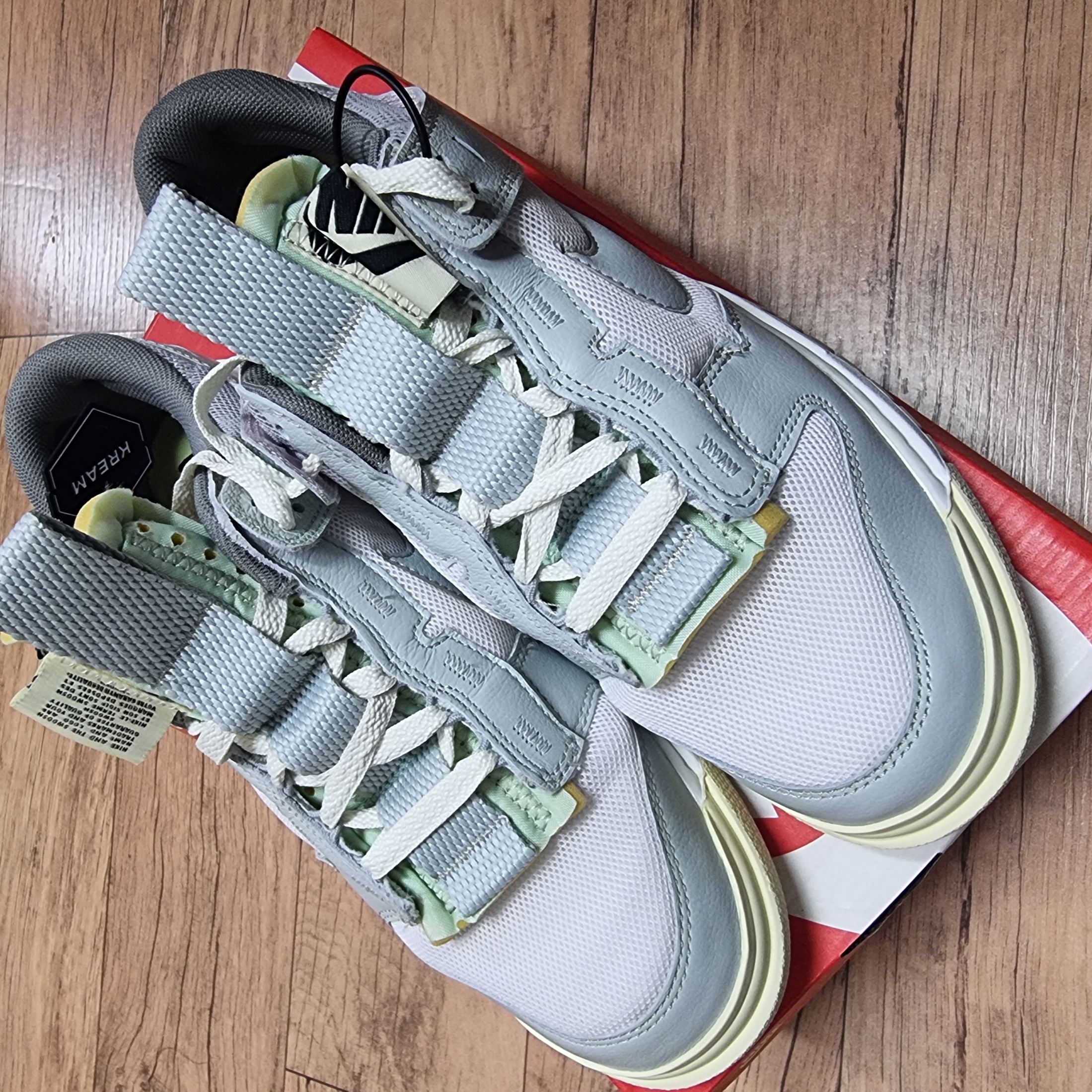 Nike Air Dunk Jumbo Sail Mint Foam 착용 스타일 - 3