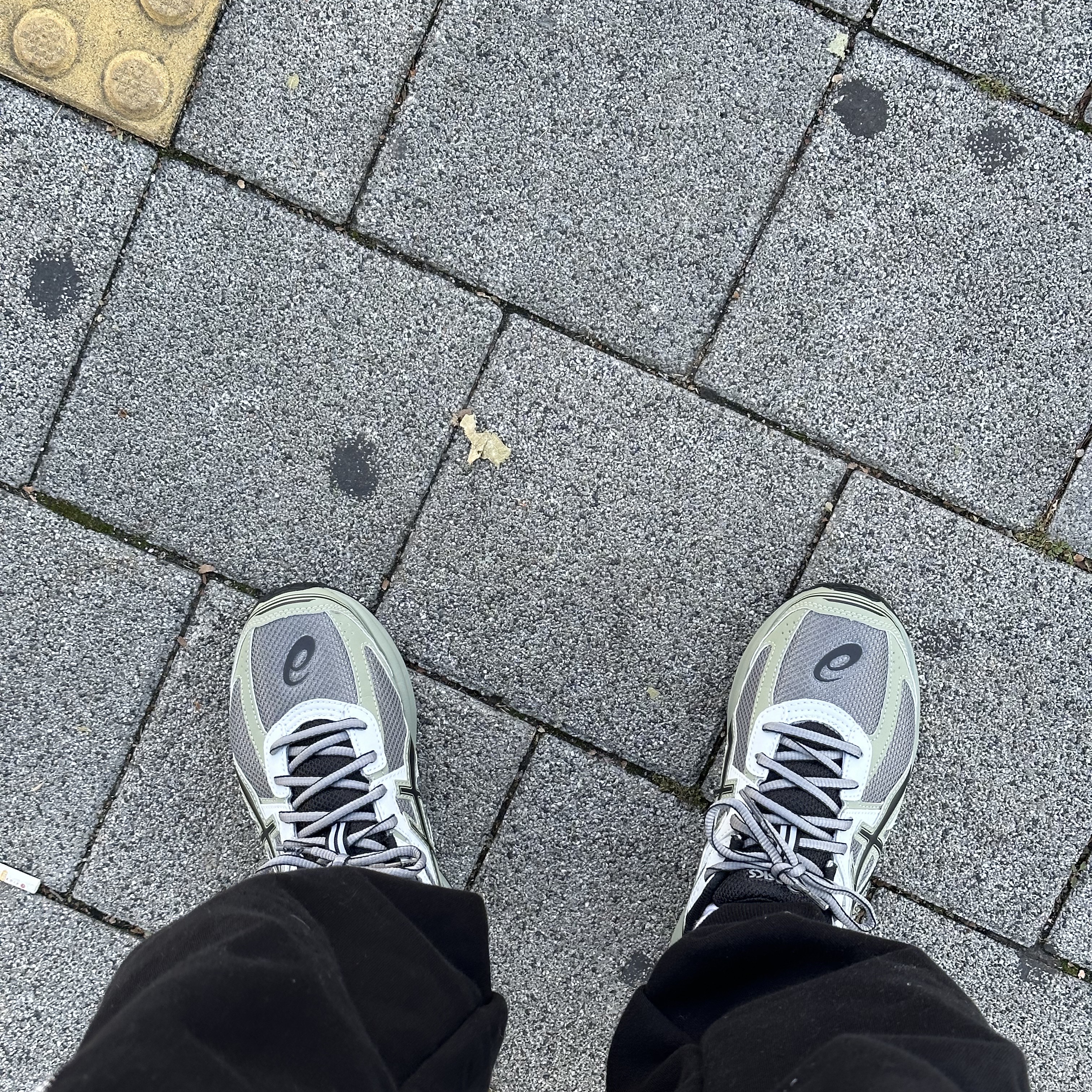 Asics Jog 100 S Sheet Rock - 2E Wide 착용 스타일 - 1