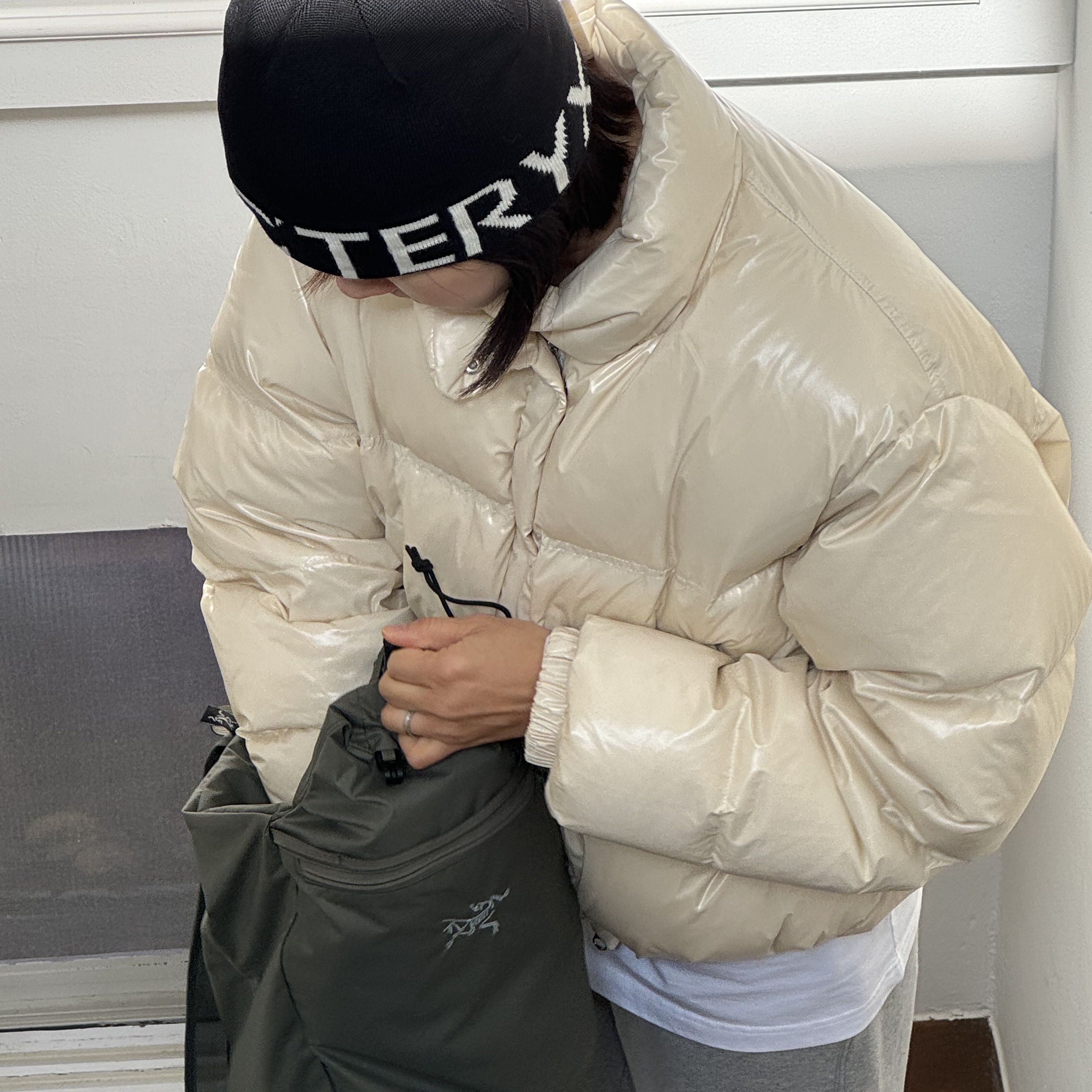 Arc'teryx Word Head Toque Orca 착용 스타일 - 1