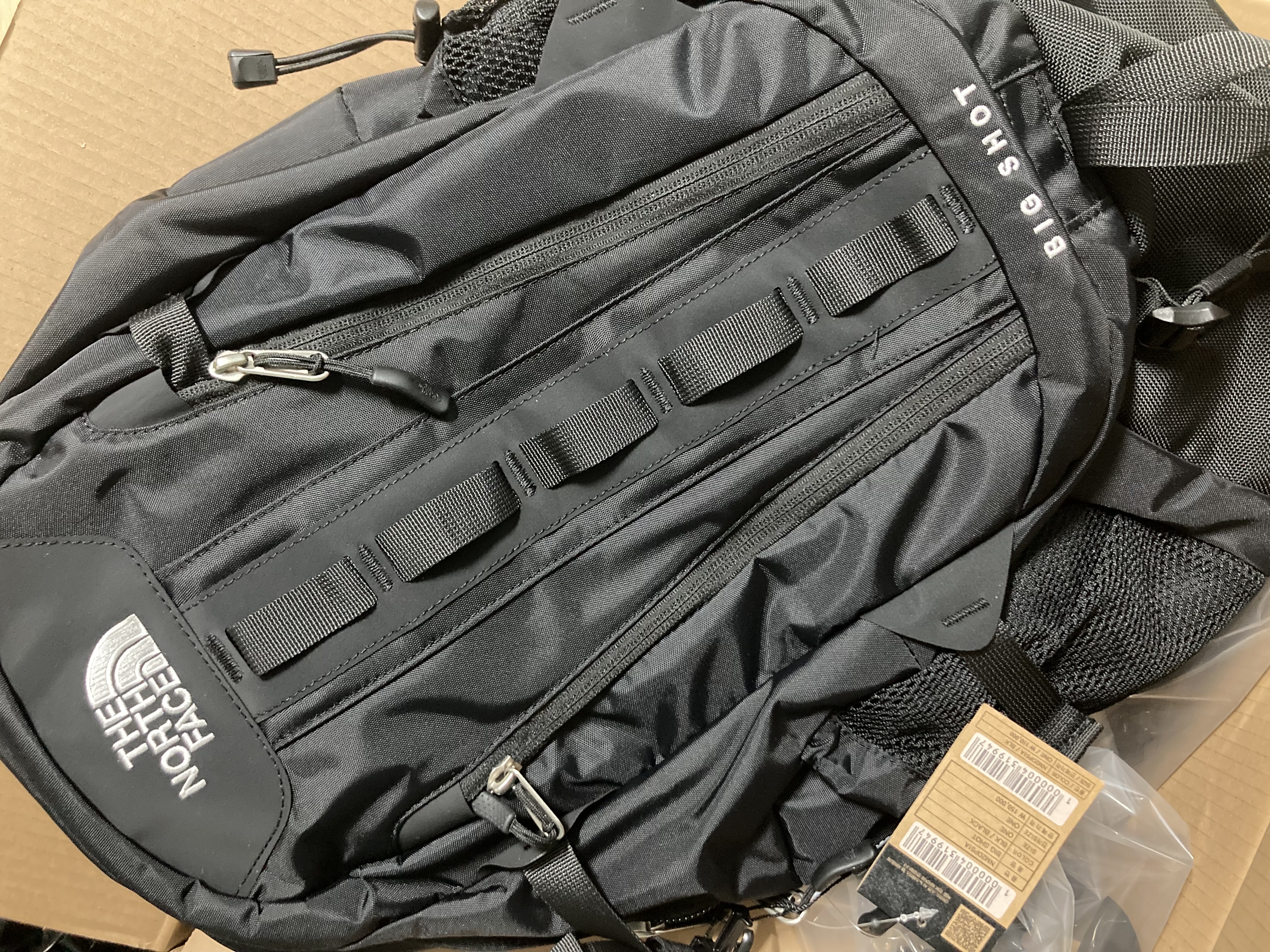 The North Face Big Shot Black 착용 스타일