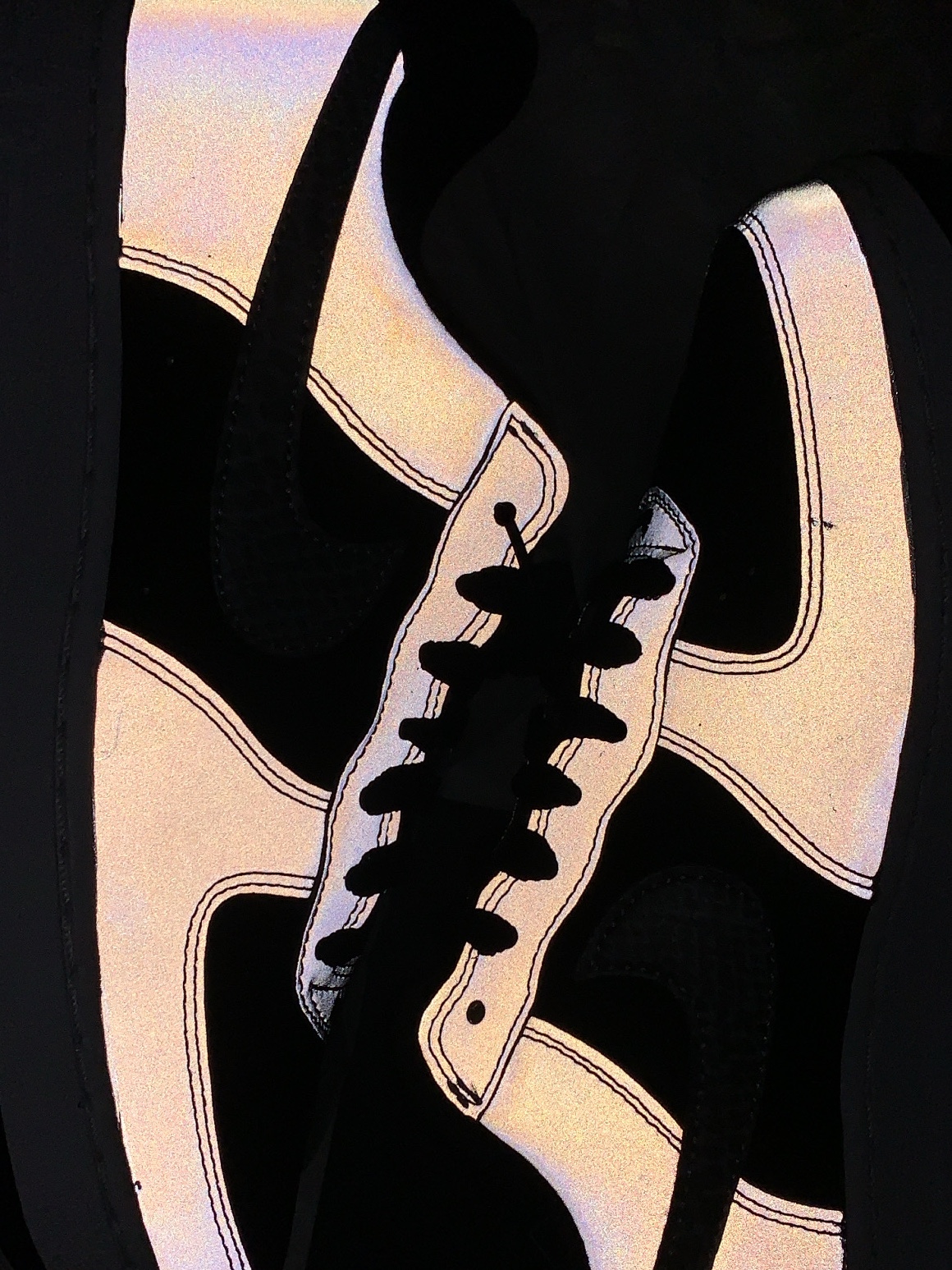 Nike Air Force 1 B Silver Snake 착용 스타일 - 2