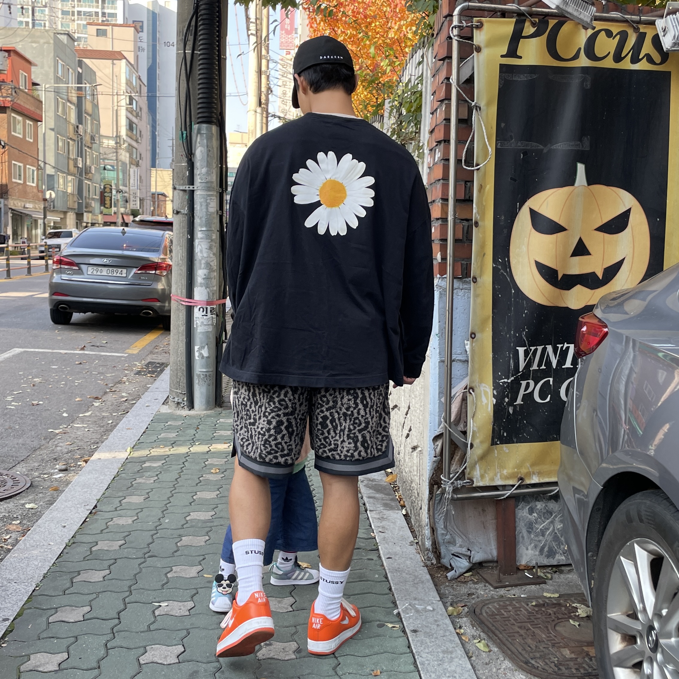 Nike x Peaceminusone LS T-Shirt Black (DR0097-010) 착용 스타일