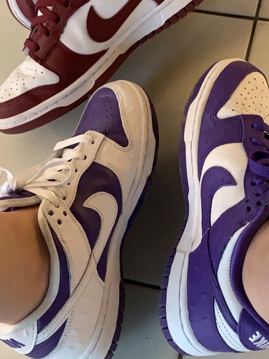 (W) Nike Dunk Low SE Flip, (W) Nike Dunk Low Bordeaux 착용 스타일